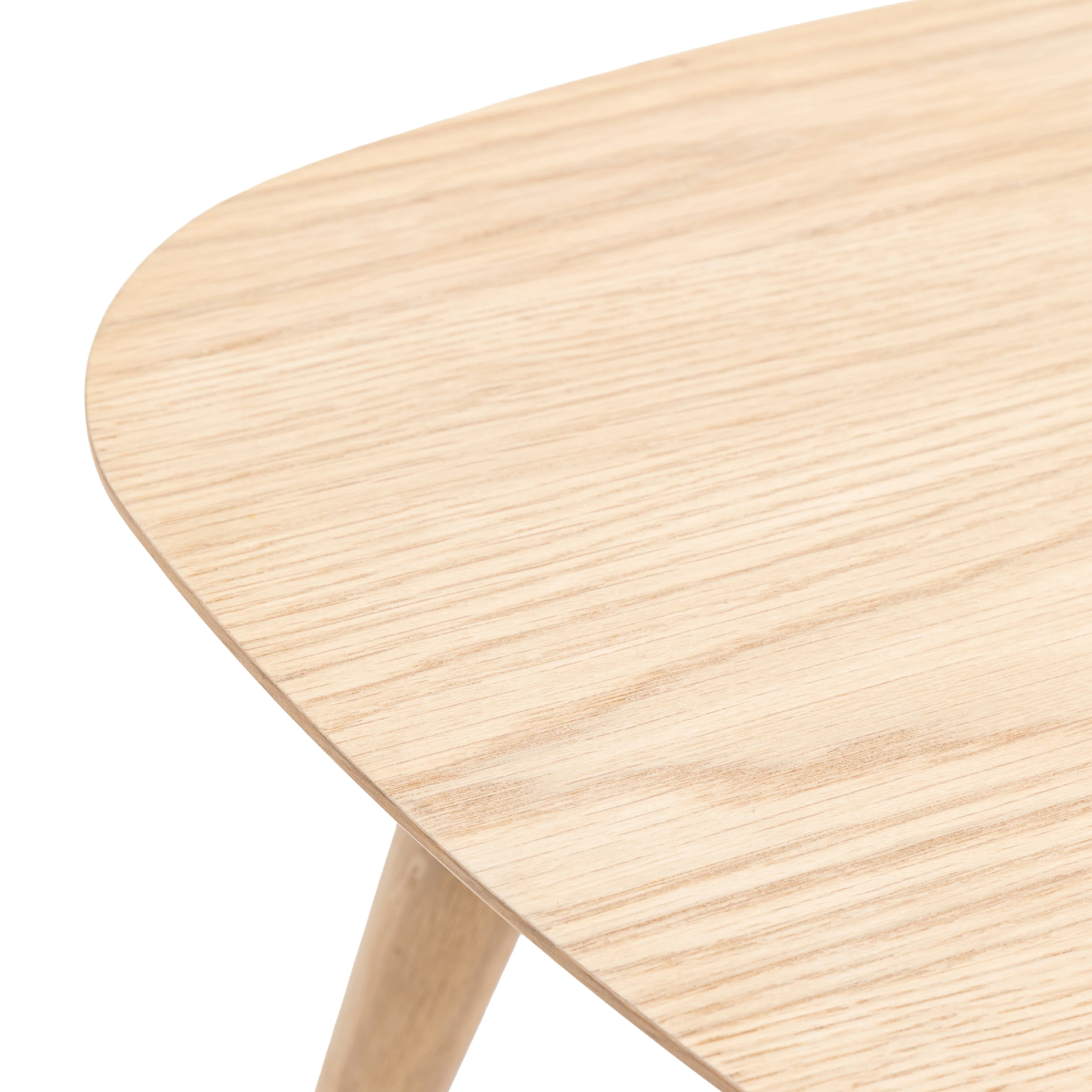 Hatfield Triangular Side Table | Natural Oak - Image 5