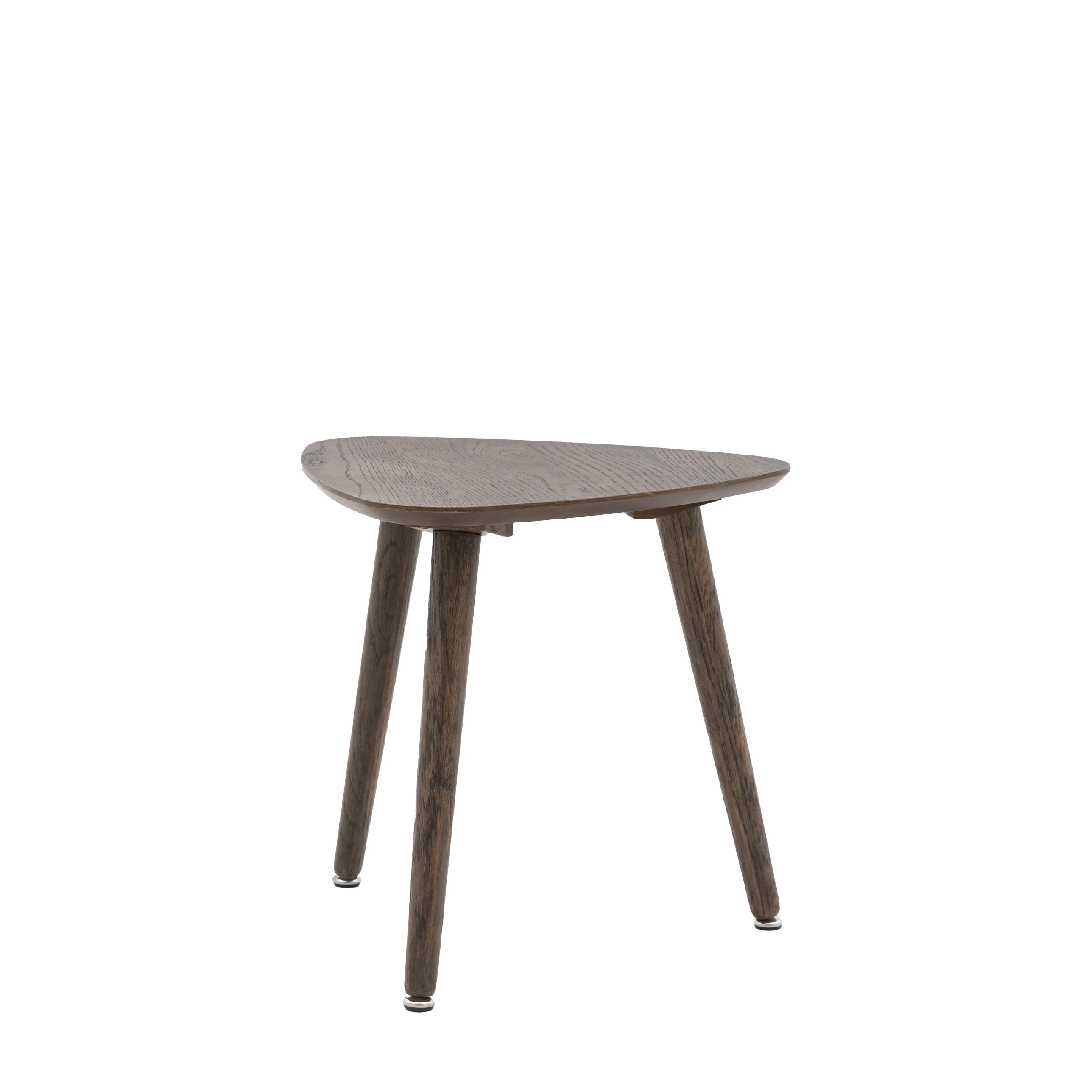 Hatfield Triangular Side Table | Smoked Oak - Image 3