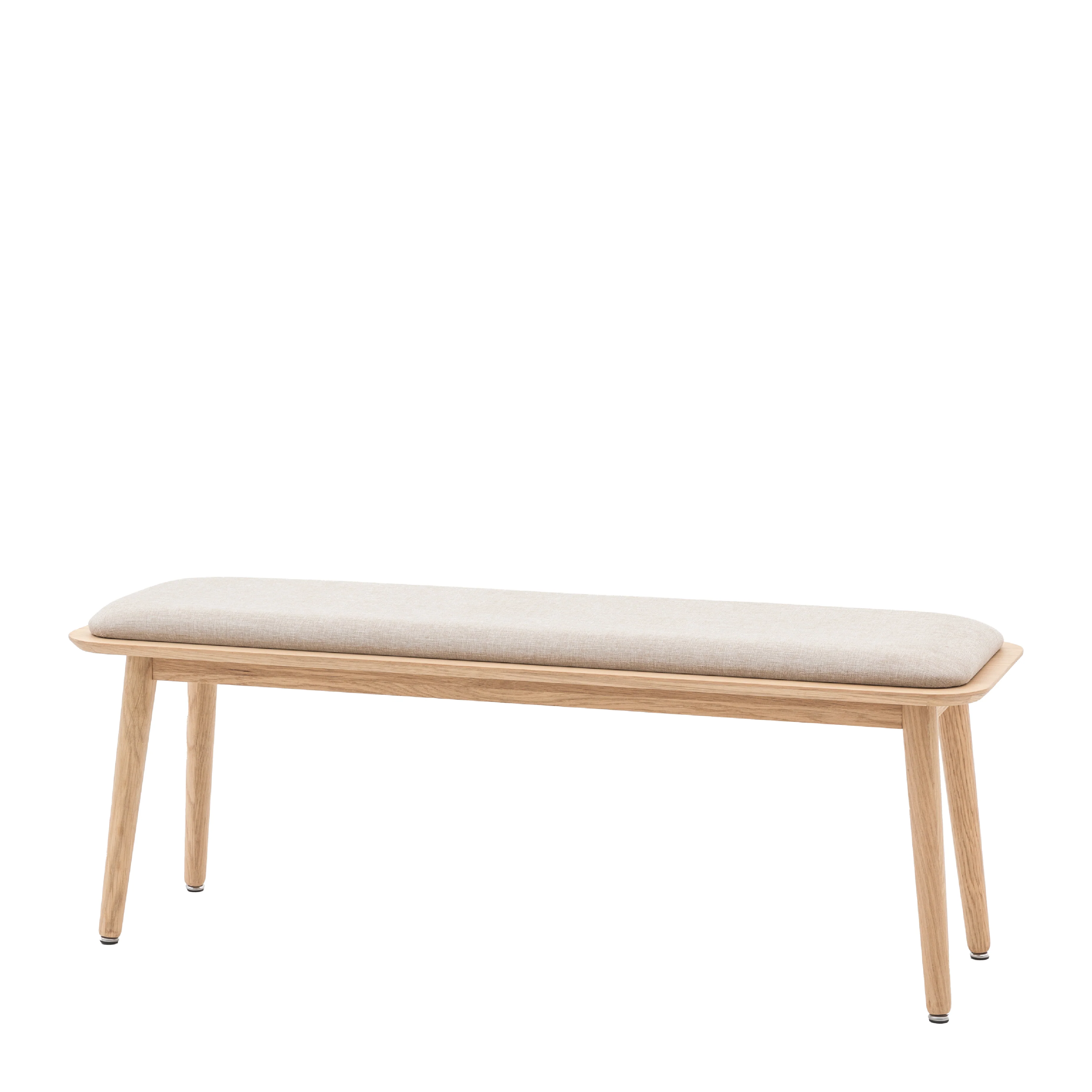 Hatfield Upholstered Bench | Natural Oak - Image 3