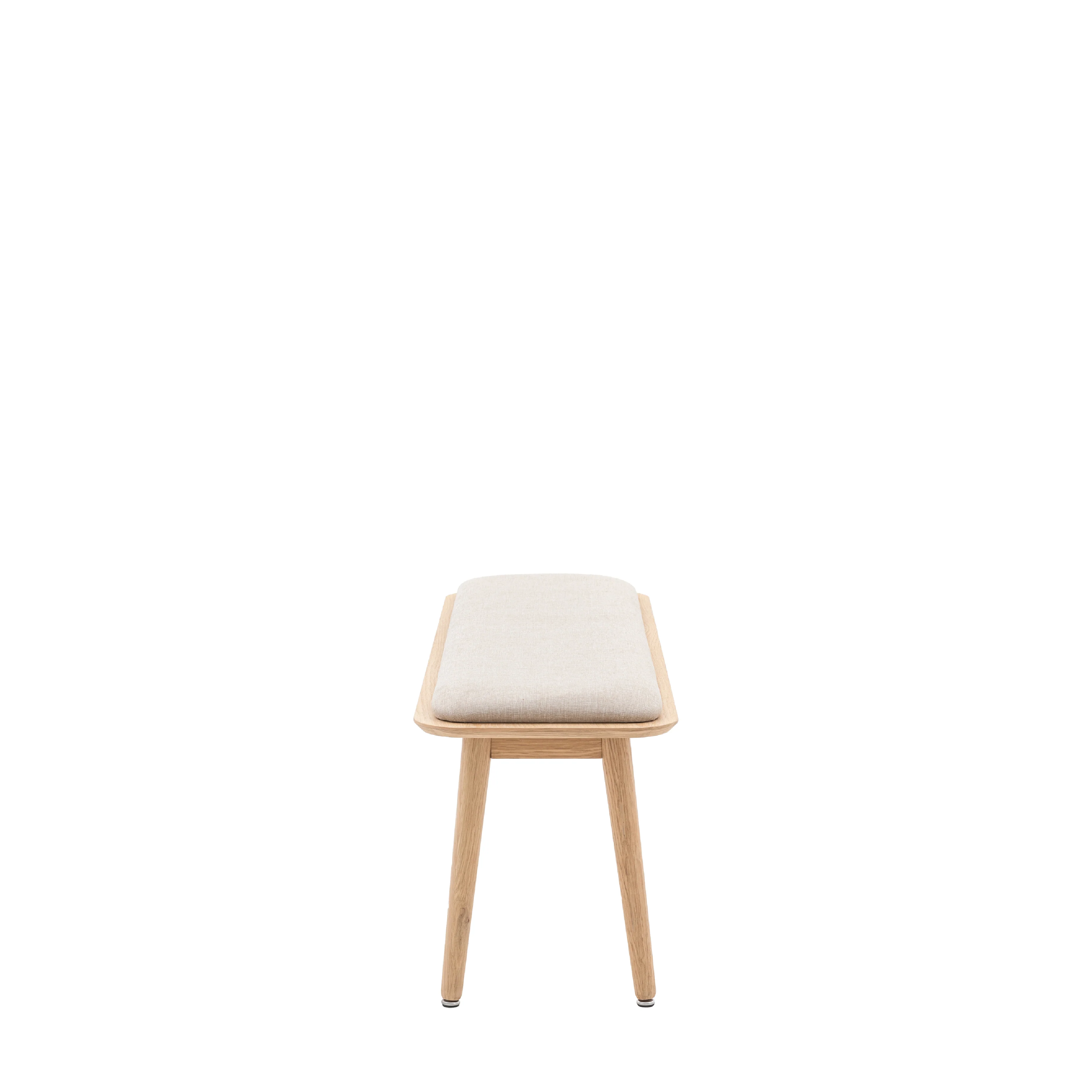 Hatfield Upholstered Bench | Natural Oak - Image 4