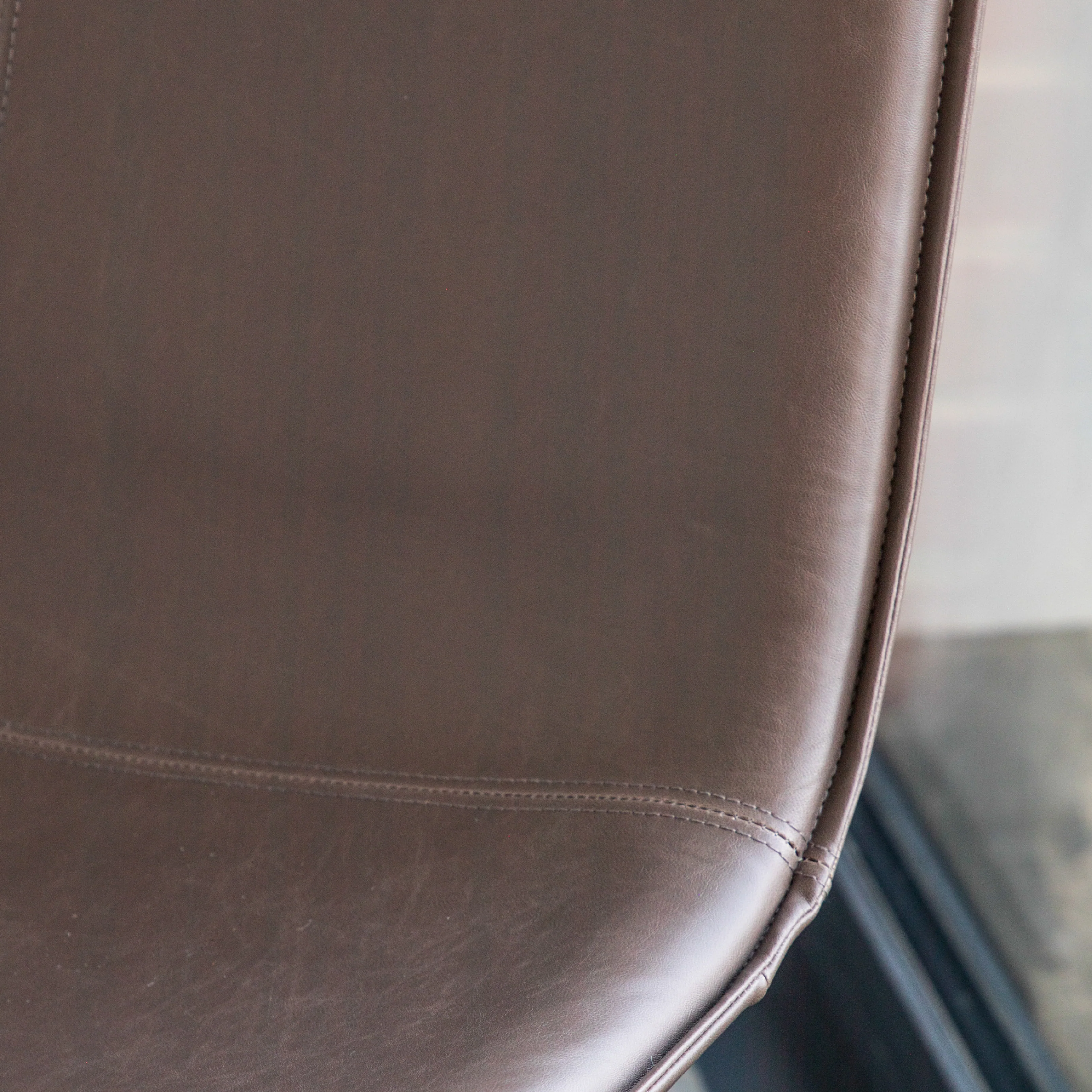 Hawking Vegan Leather Lounge Chair | Ember - Image 2