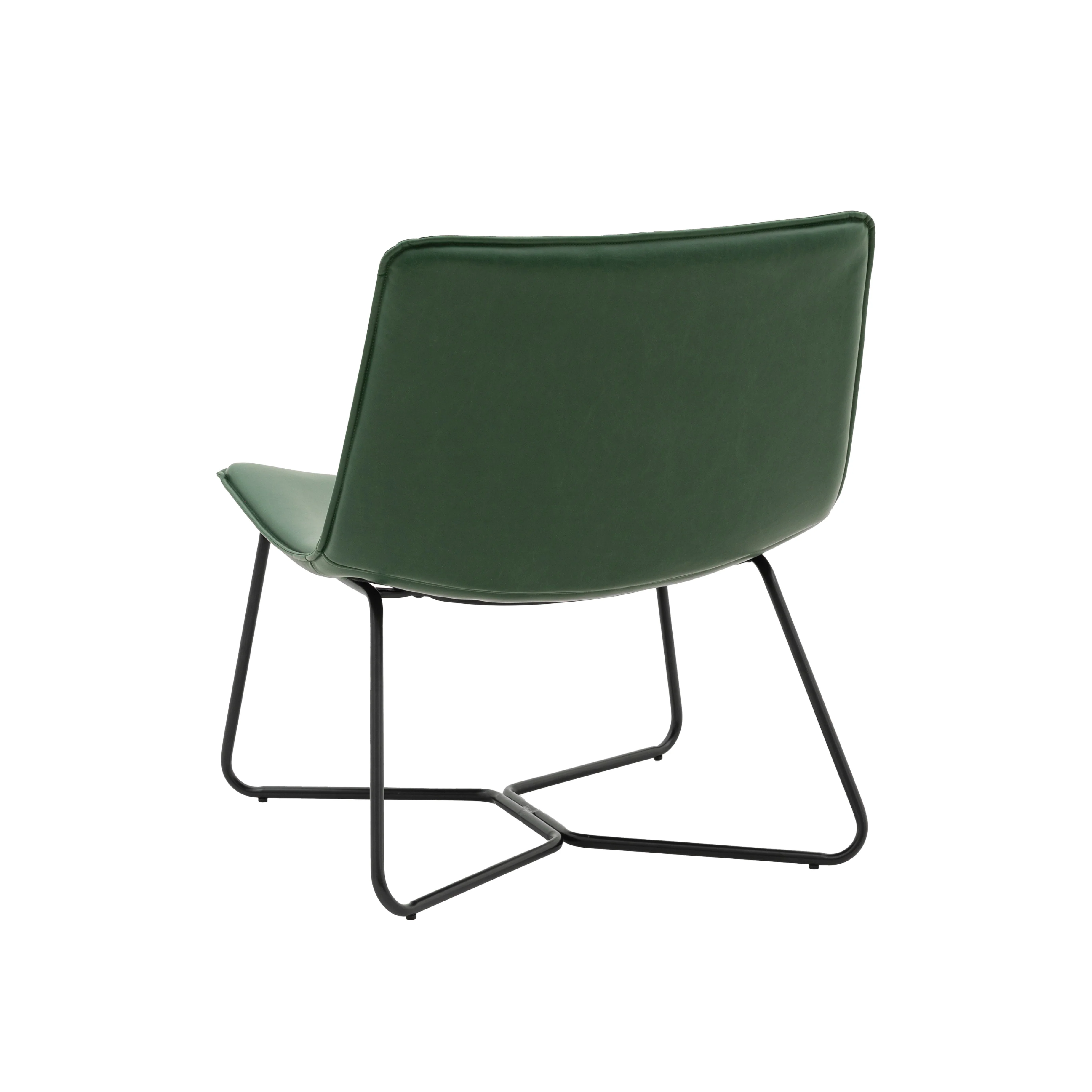 Hawking Vegan Leather Lounge Chair | Green - Image 4