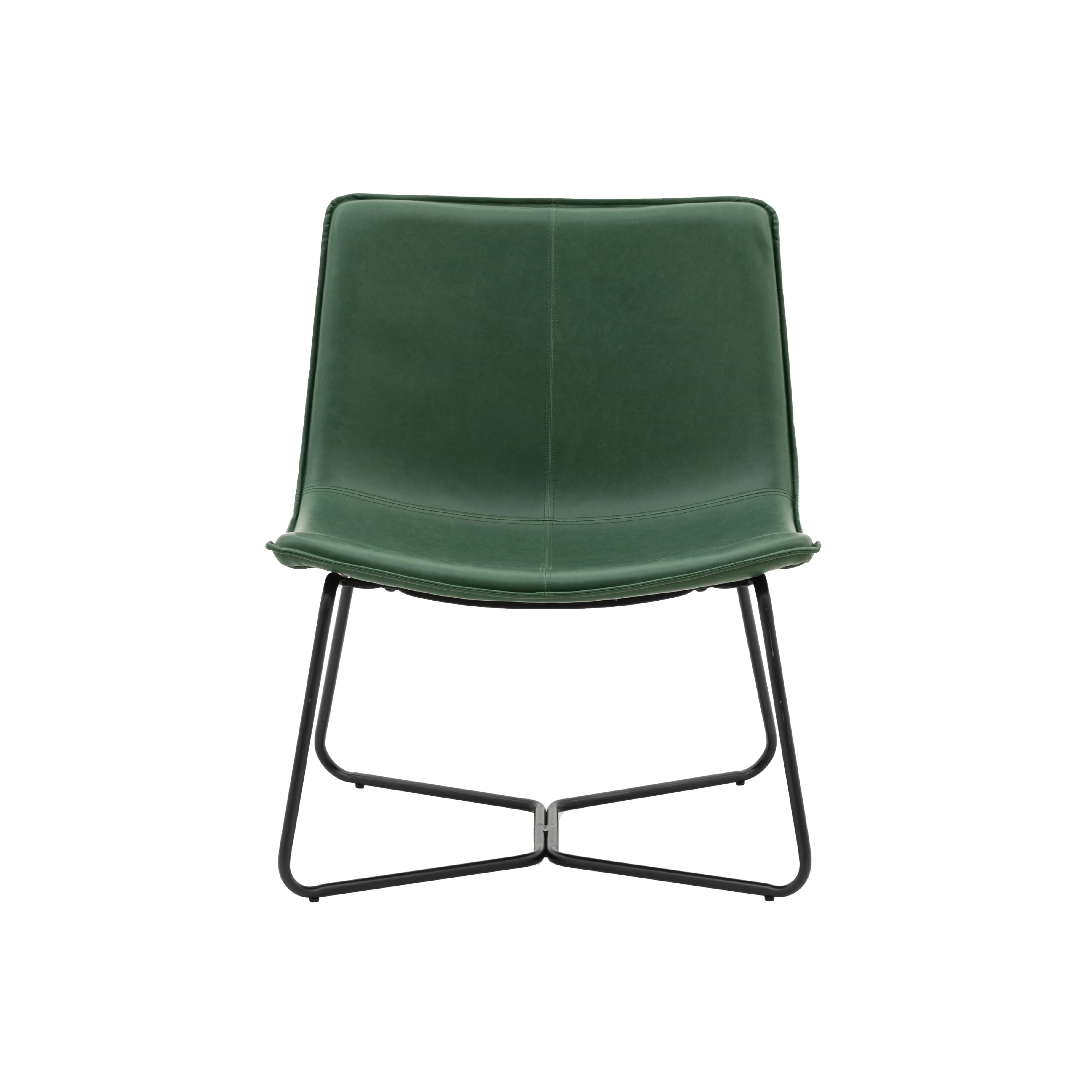 Hawking Vegan Leather Lounge Chair | Green - Image 5