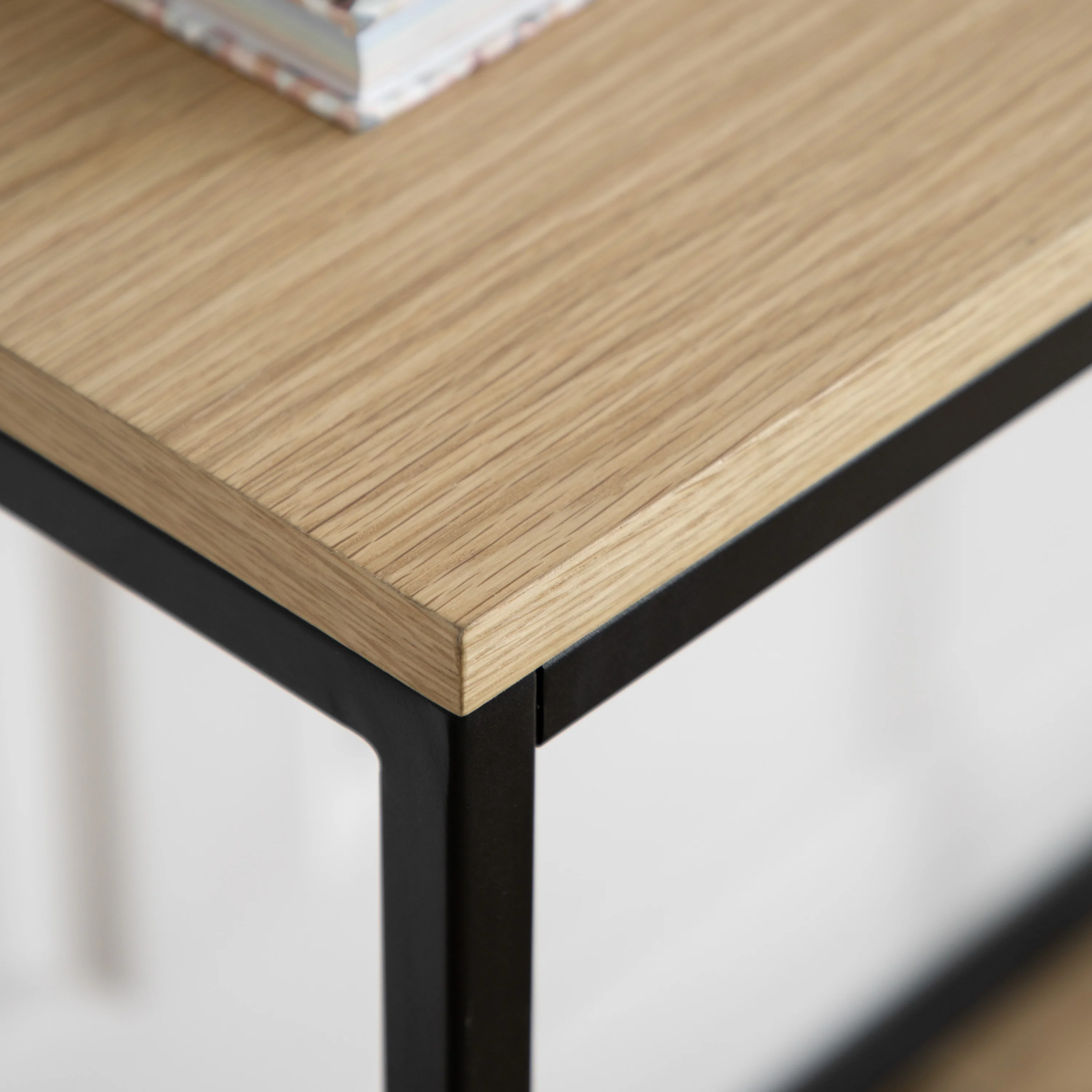 Henley Console Table | Natural/Black - Image 3