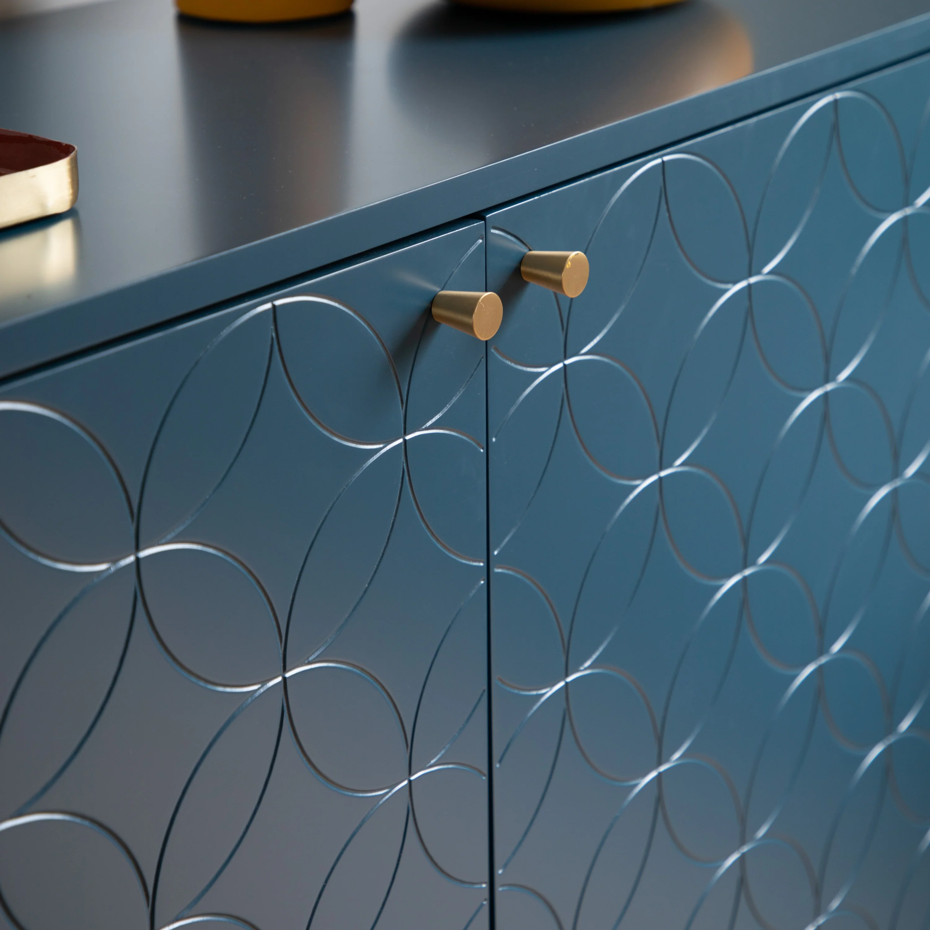 Holbrook Bauhaus 2 Door Cabinet | Blue - Image 3