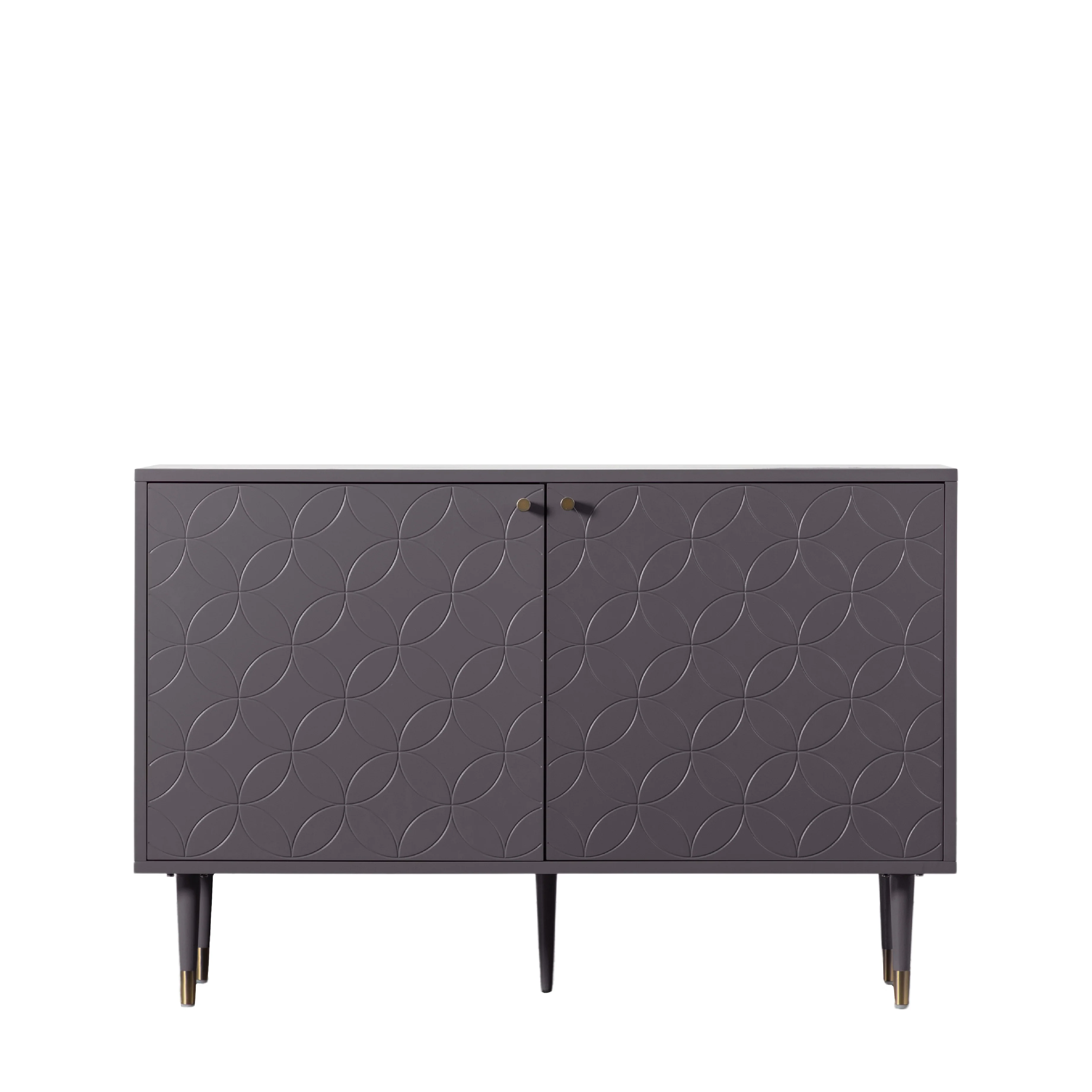 Holbrook Bauhaus 2 Door Cabinet | Grey - Image 3