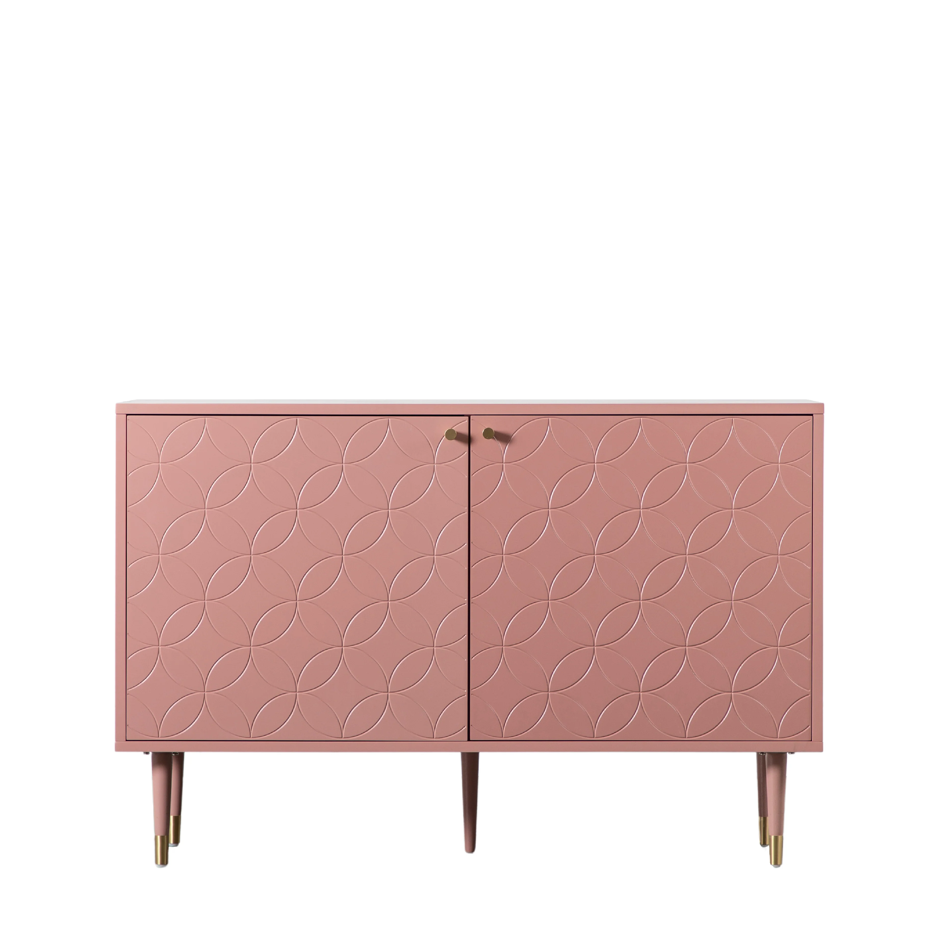 Holbrook Bauhaus 2 Door Cabinet | Pink - Image 3