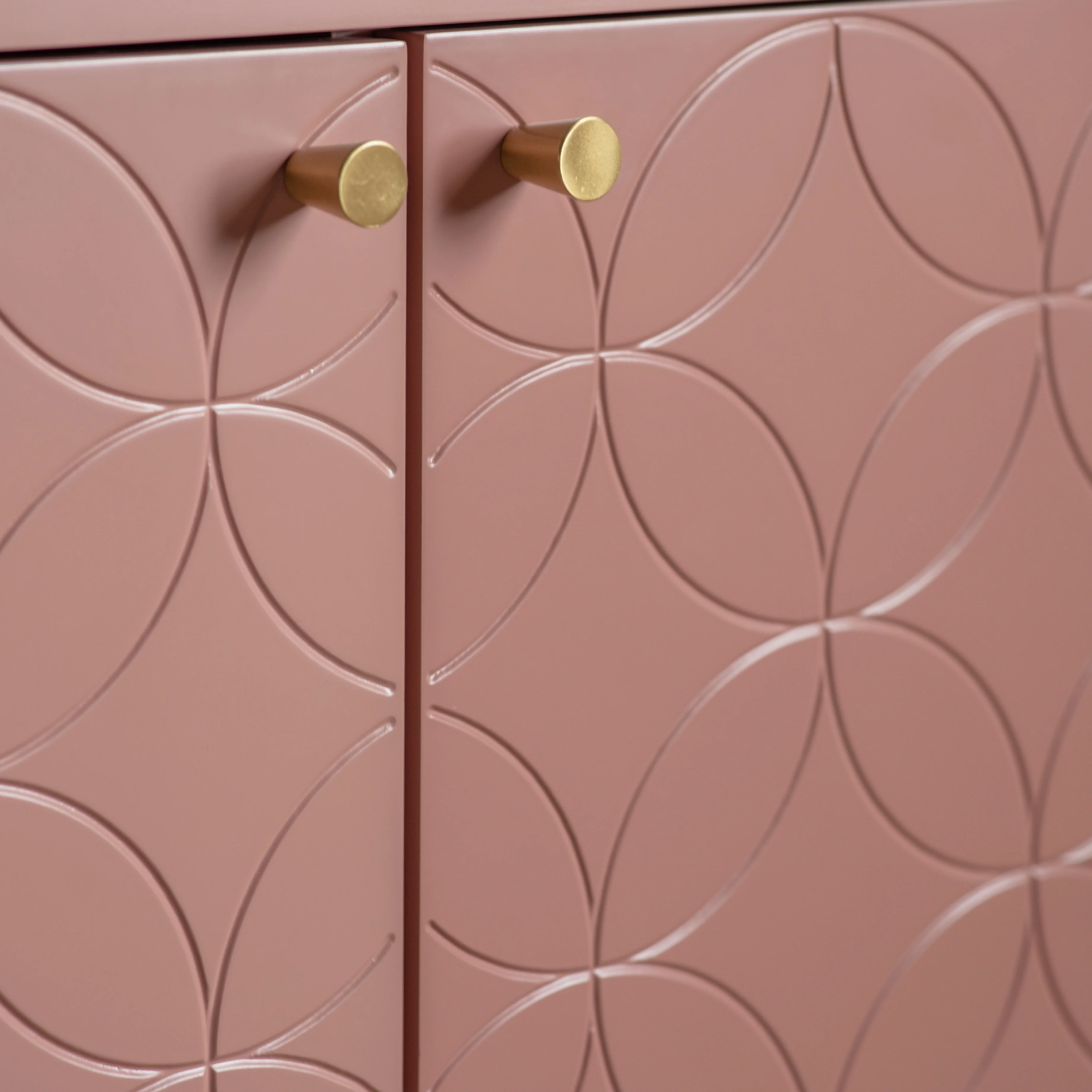 Holbrook Bauhaus 2 Door Cabinet | Pink - Image 5