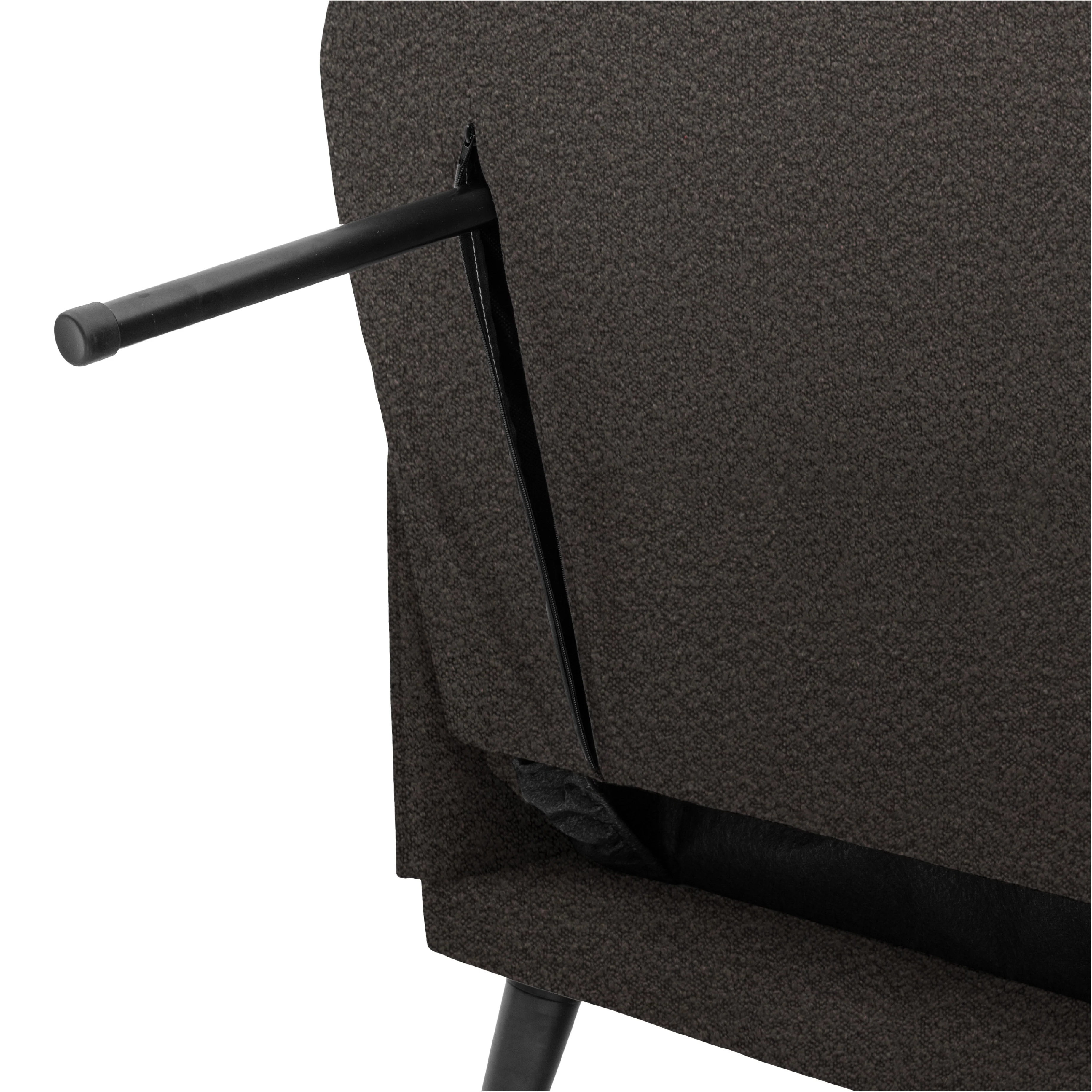 Holt Upholstered Sofa Bed | Dark Grey - Image 5