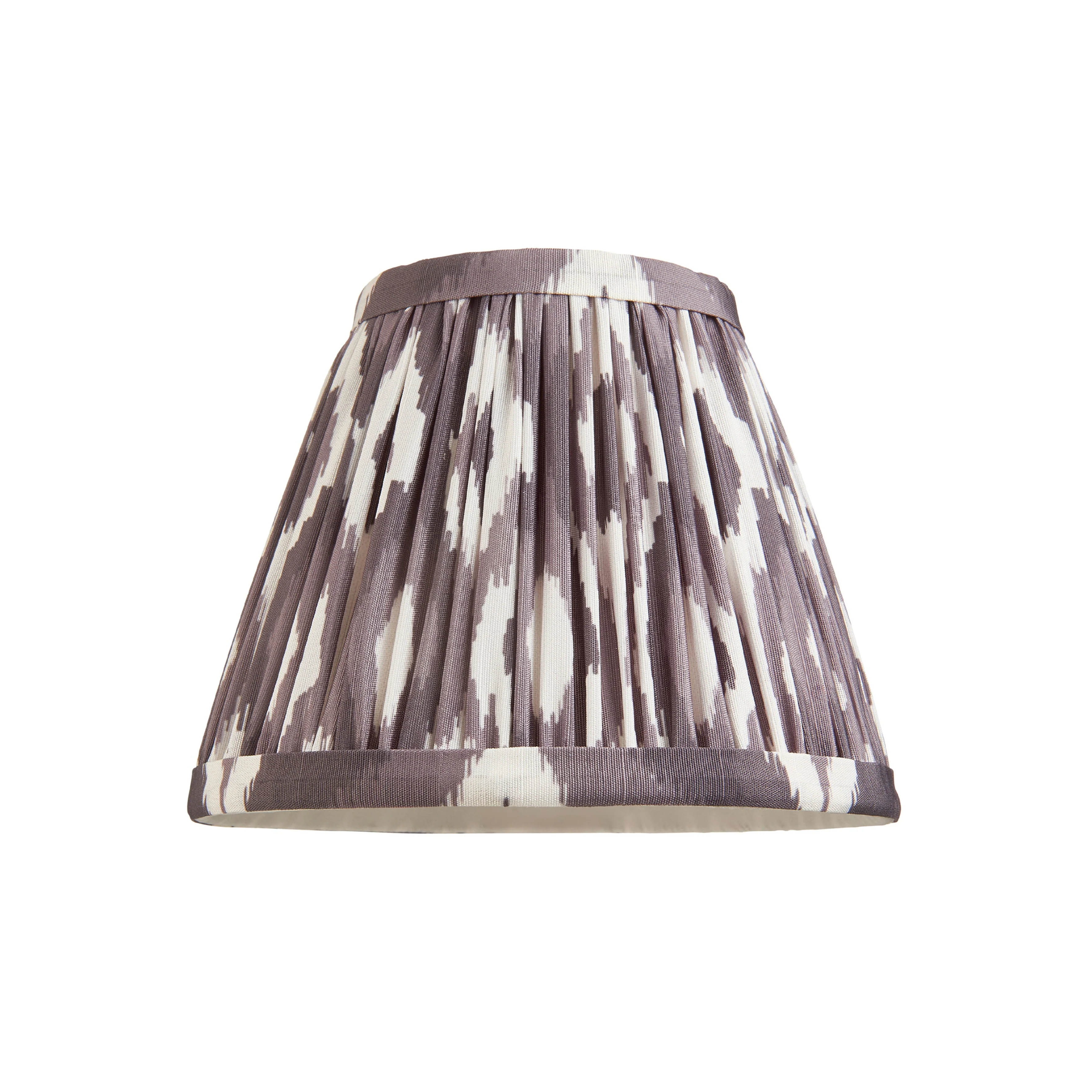 Ikat Fabric Shade | Pearl Grey - Image 3
