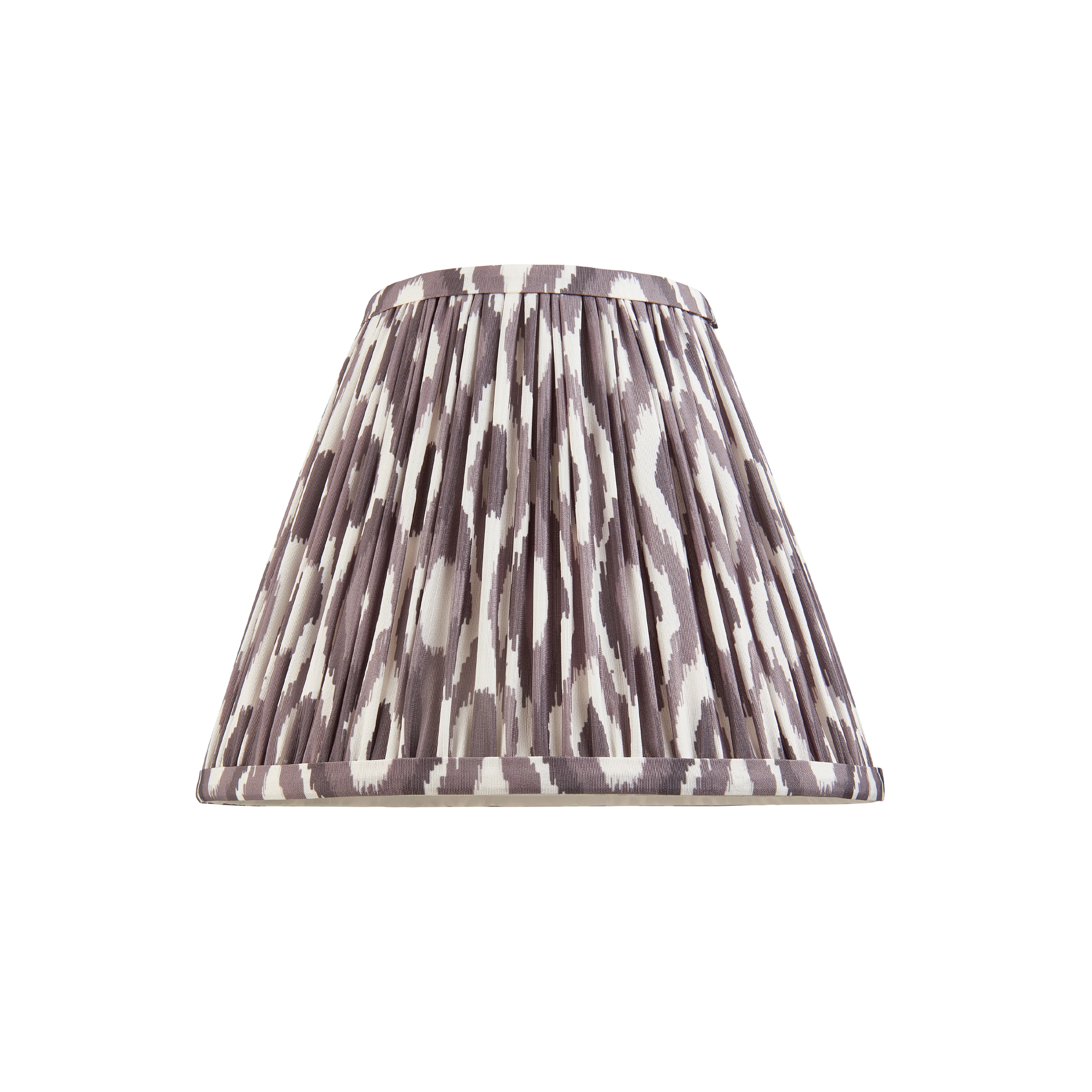 Ikat Fabric Shade | Pearl Grey - Image 4
