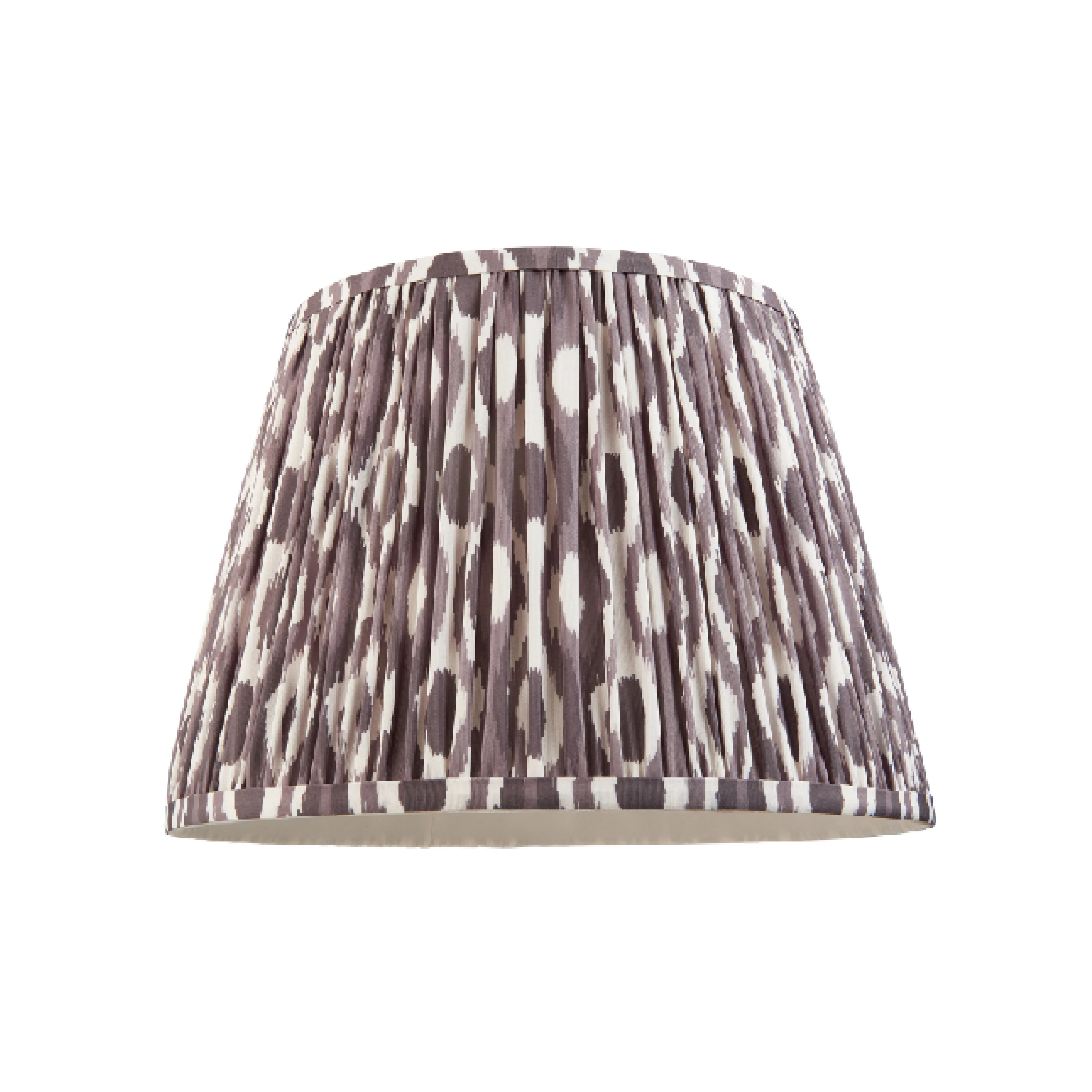 Ikat Fabric Shade | Pearl Grey - Image 7