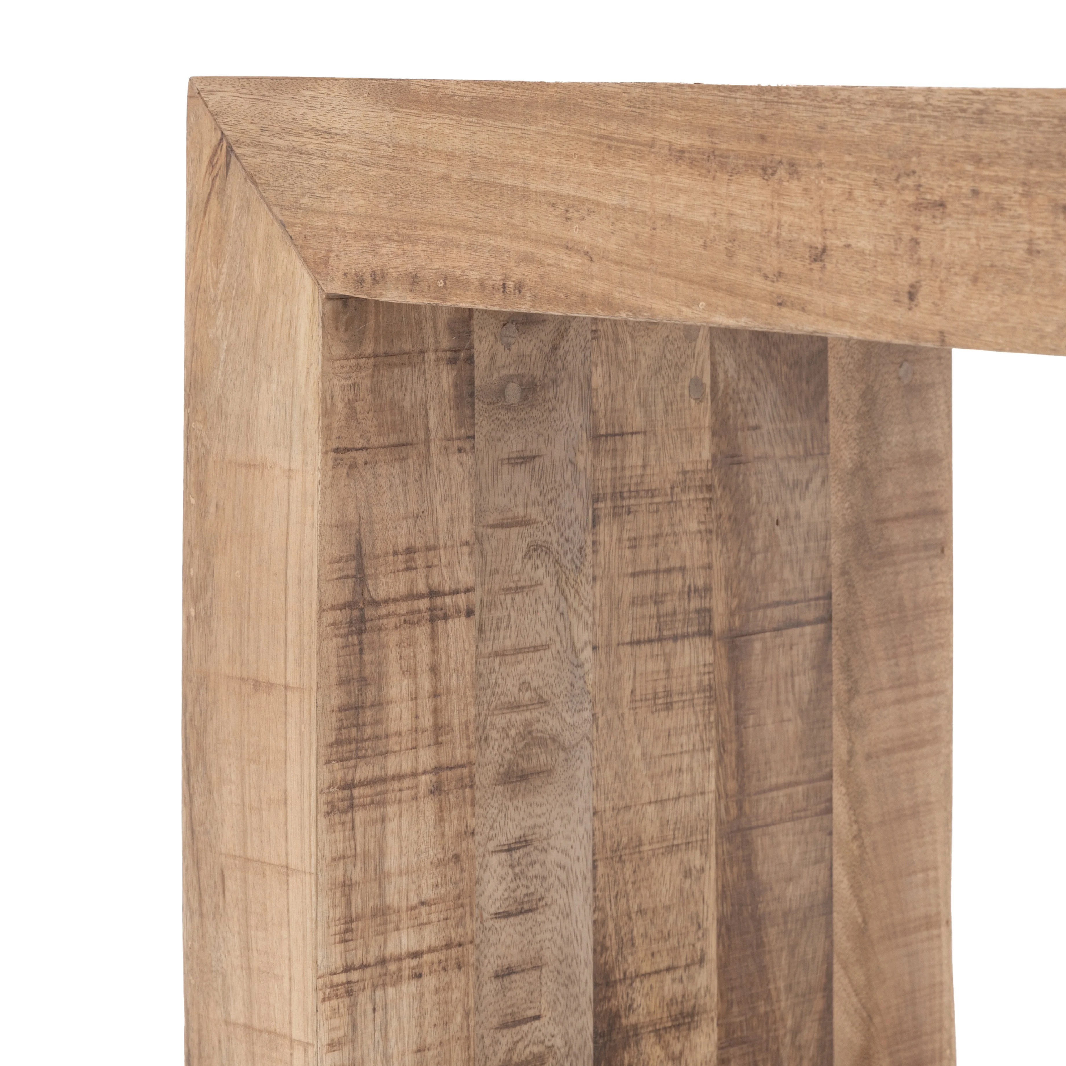 Iowa Rustic Mango Wood Dining Bench | Natural - Image 5