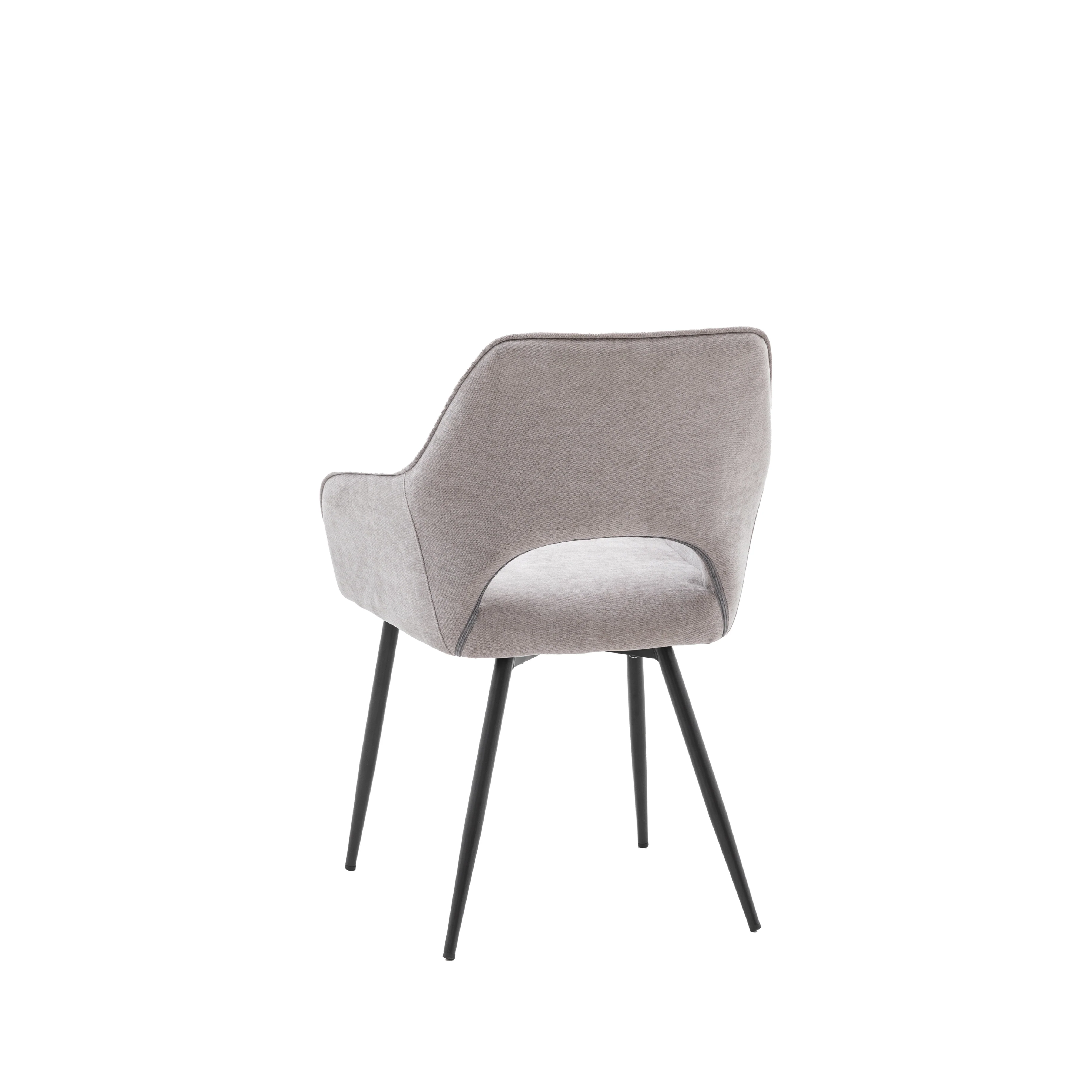 Ivorra Arch Curve Dining Chairs | Grey | Set of 2 - Image 5