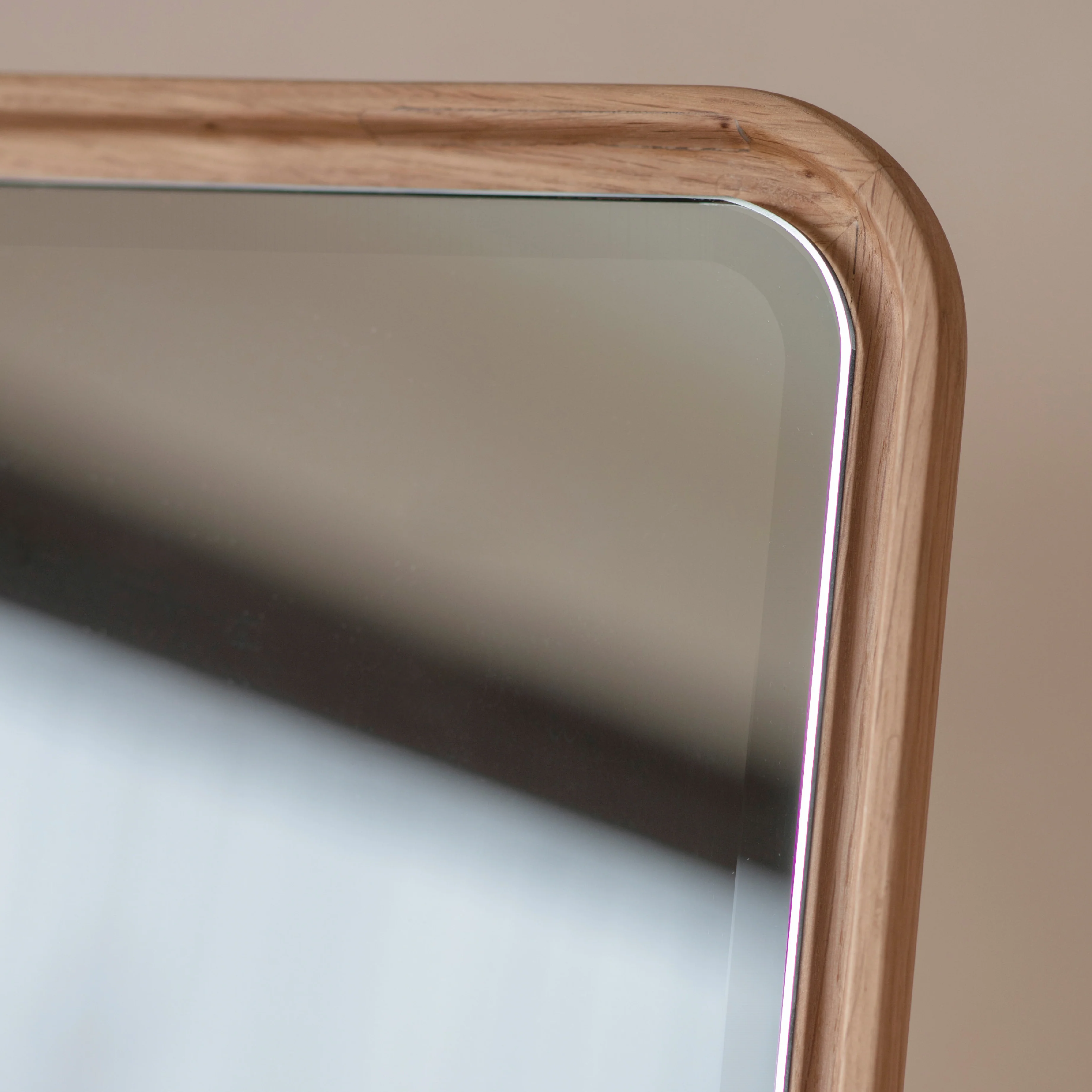 Kingham Oak Cheval Mirror | Natural - Image 2