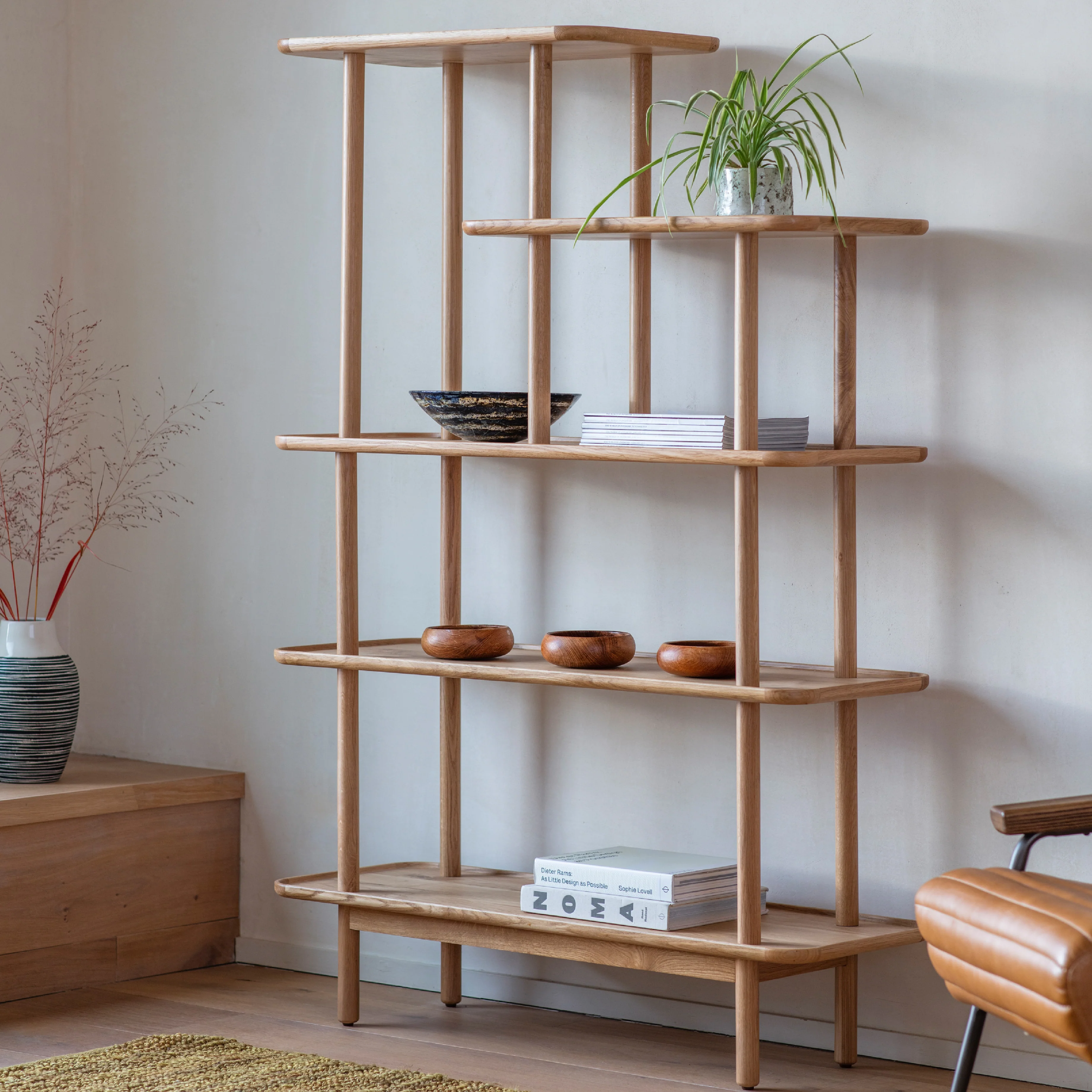 Kingham Oak Open Display Unit | Natural
