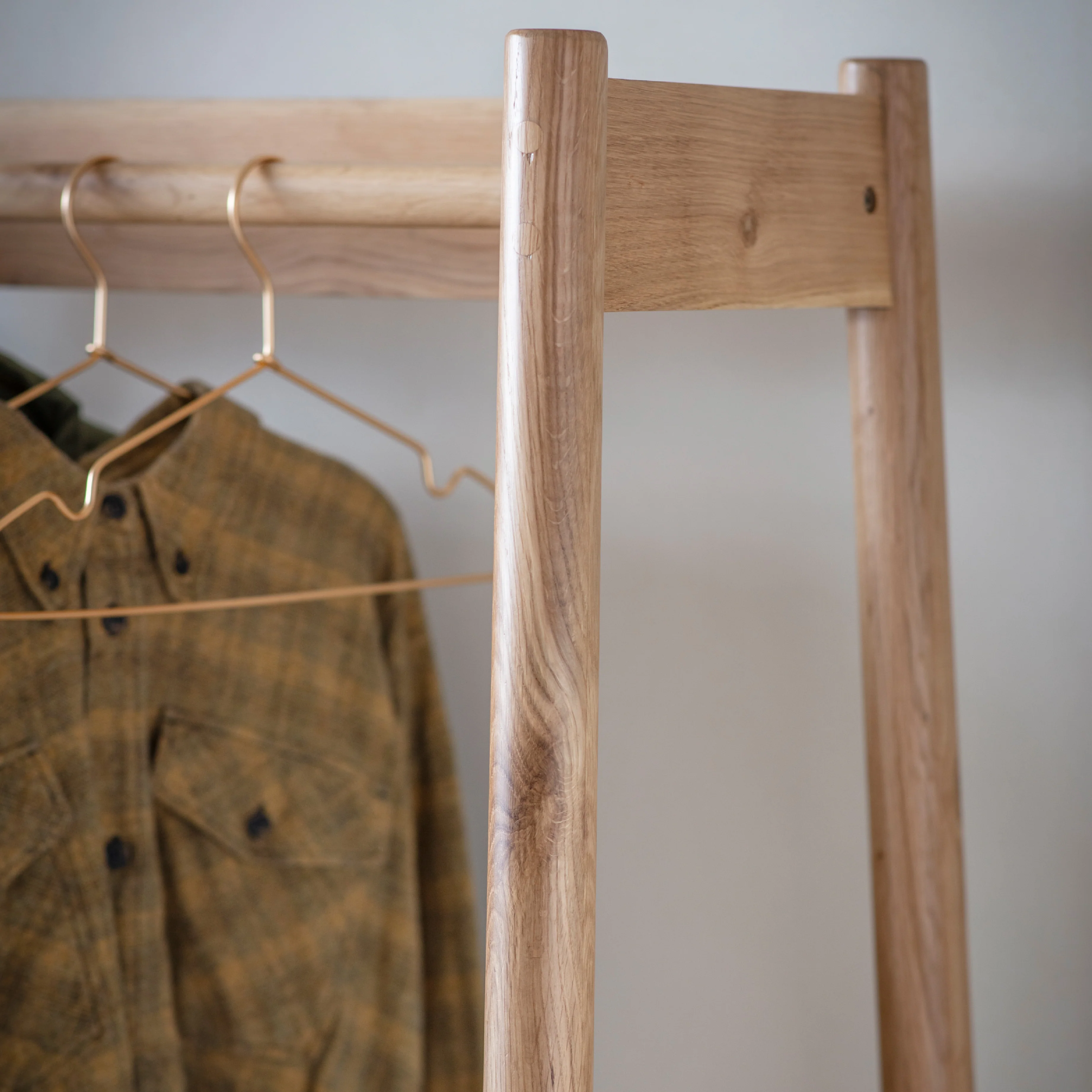 Kingham Oak Open Wardrobe | Natural - Image 2