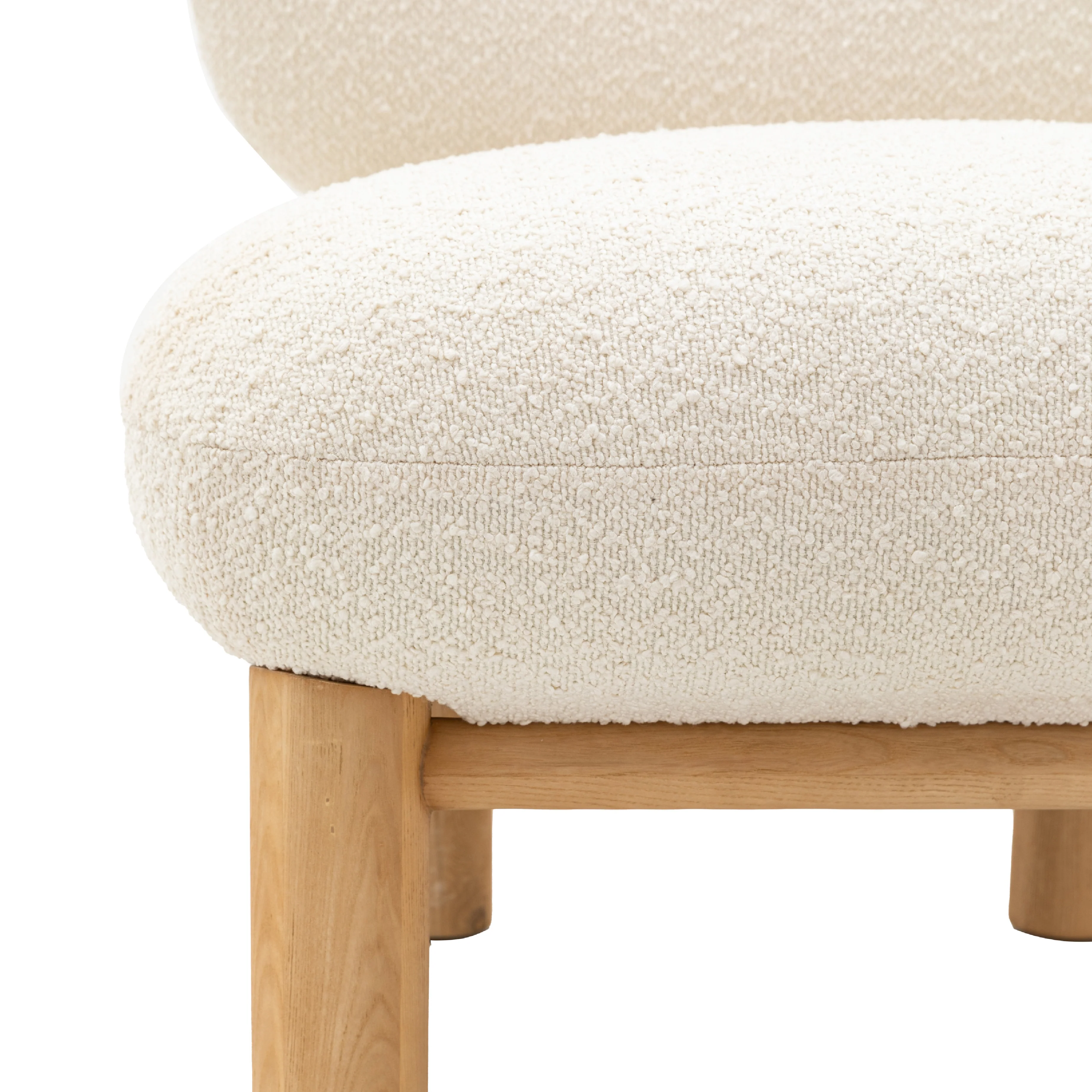 Kubbe Boucle Chair | Vanilla - Image 5