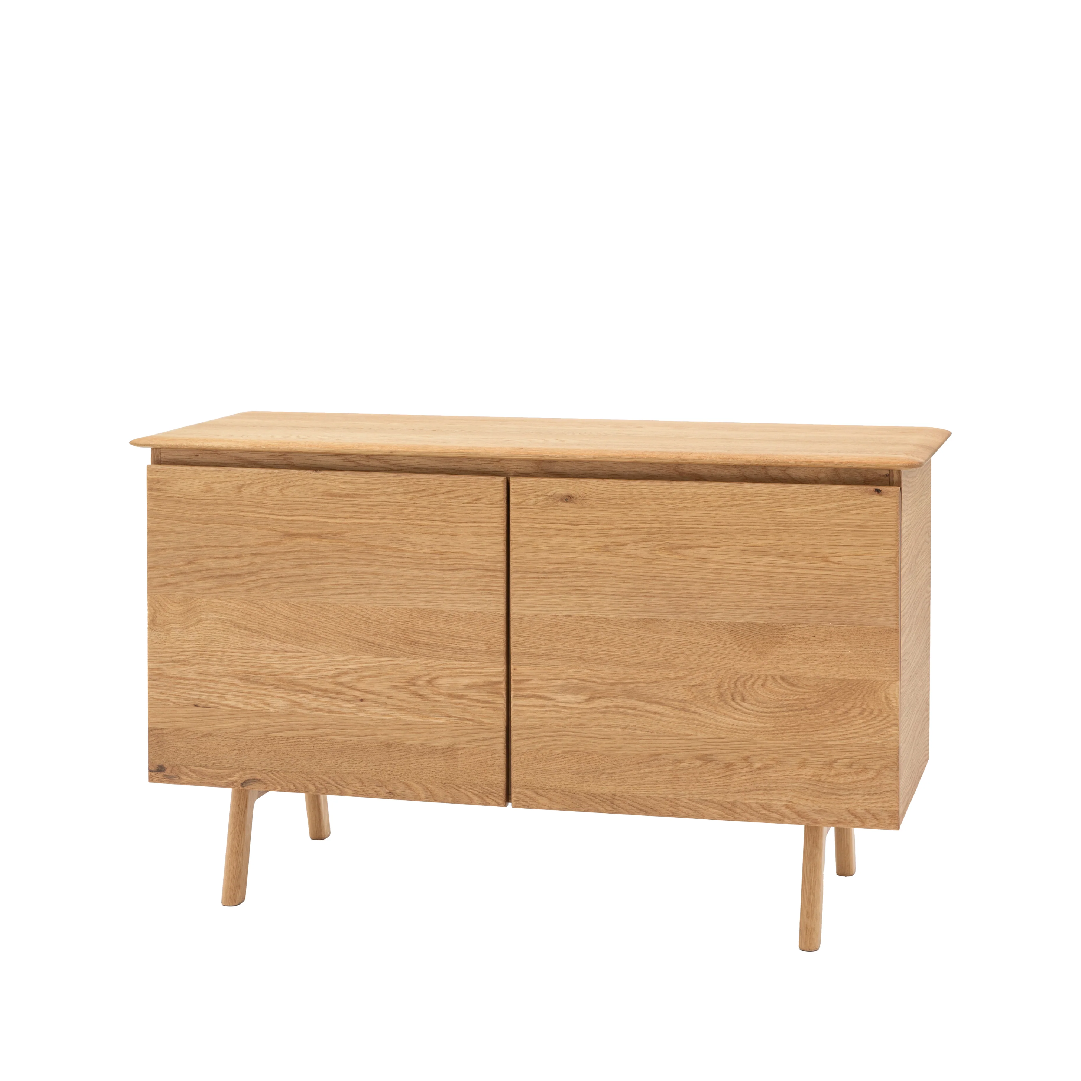 Madrid Mid-Century Scandi 2 Door Sideboard | Natural Oak - Image 3