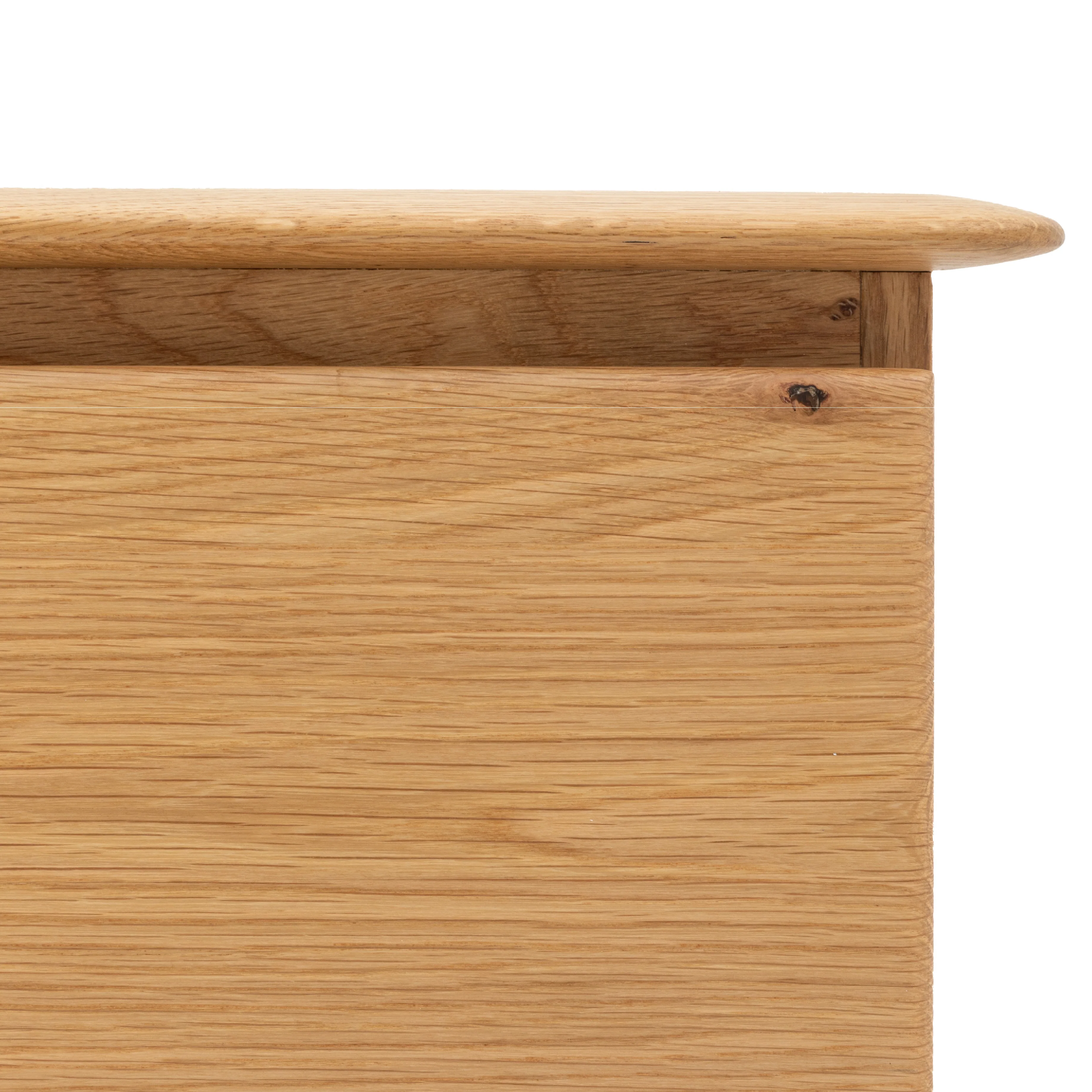 Madrid Mid-Century Scandi 2 Door Sideboard | Natural Oak - Image 5