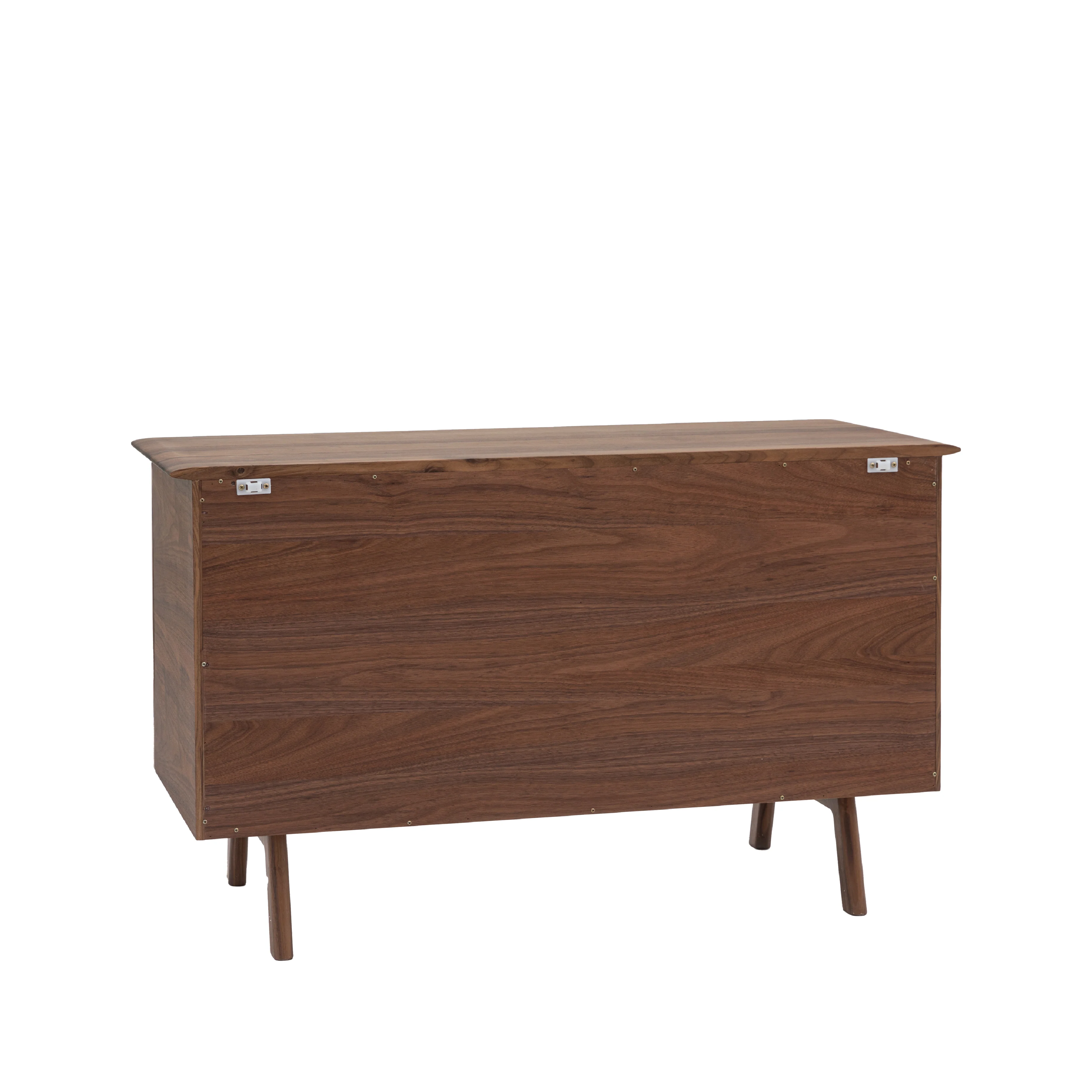 Madrid Mid-Century Scandi 2 Door Sideboard | Walnut - Image 4