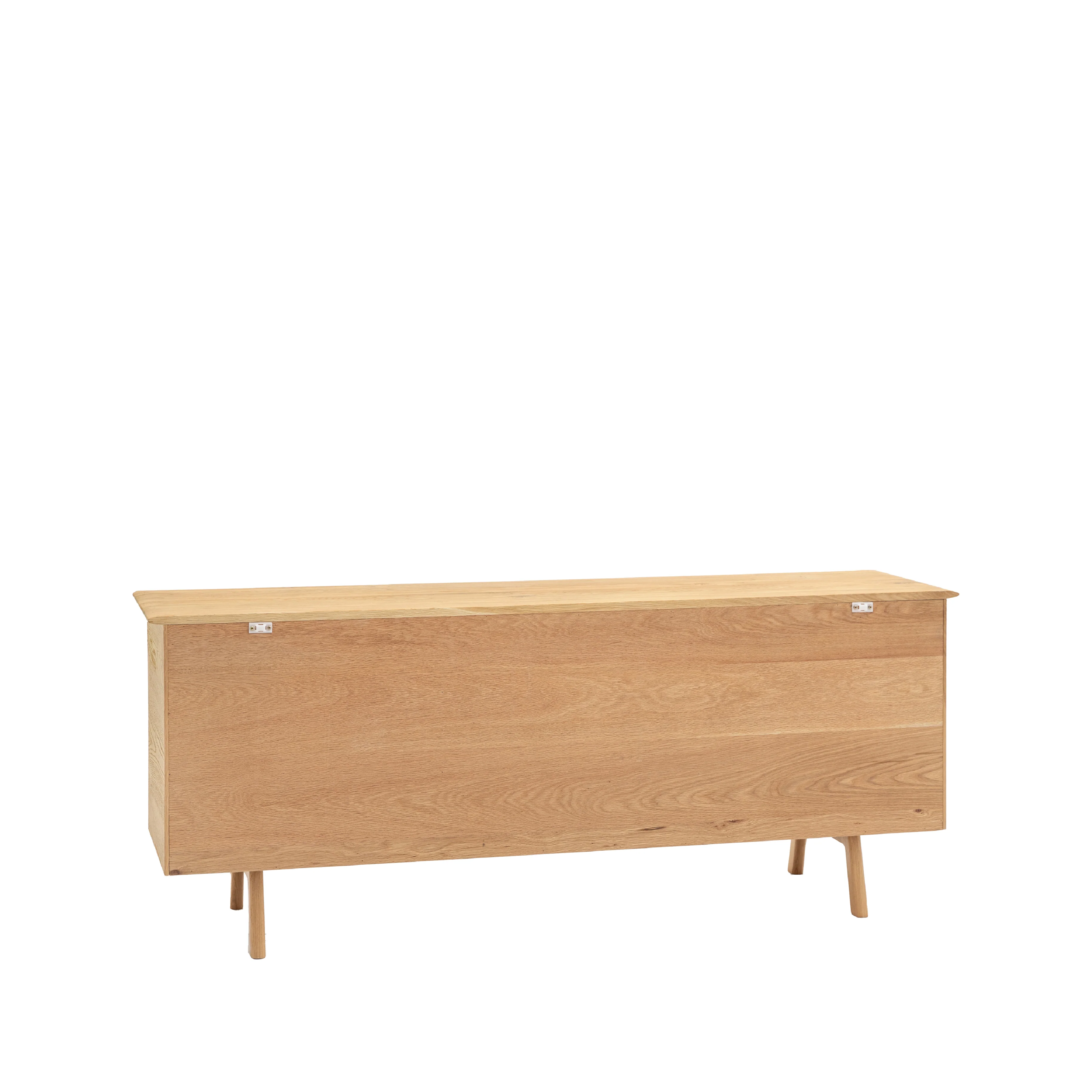 Madrid Mid-Century Scandi 3 Drawer Sideboard | Oak - Image 4