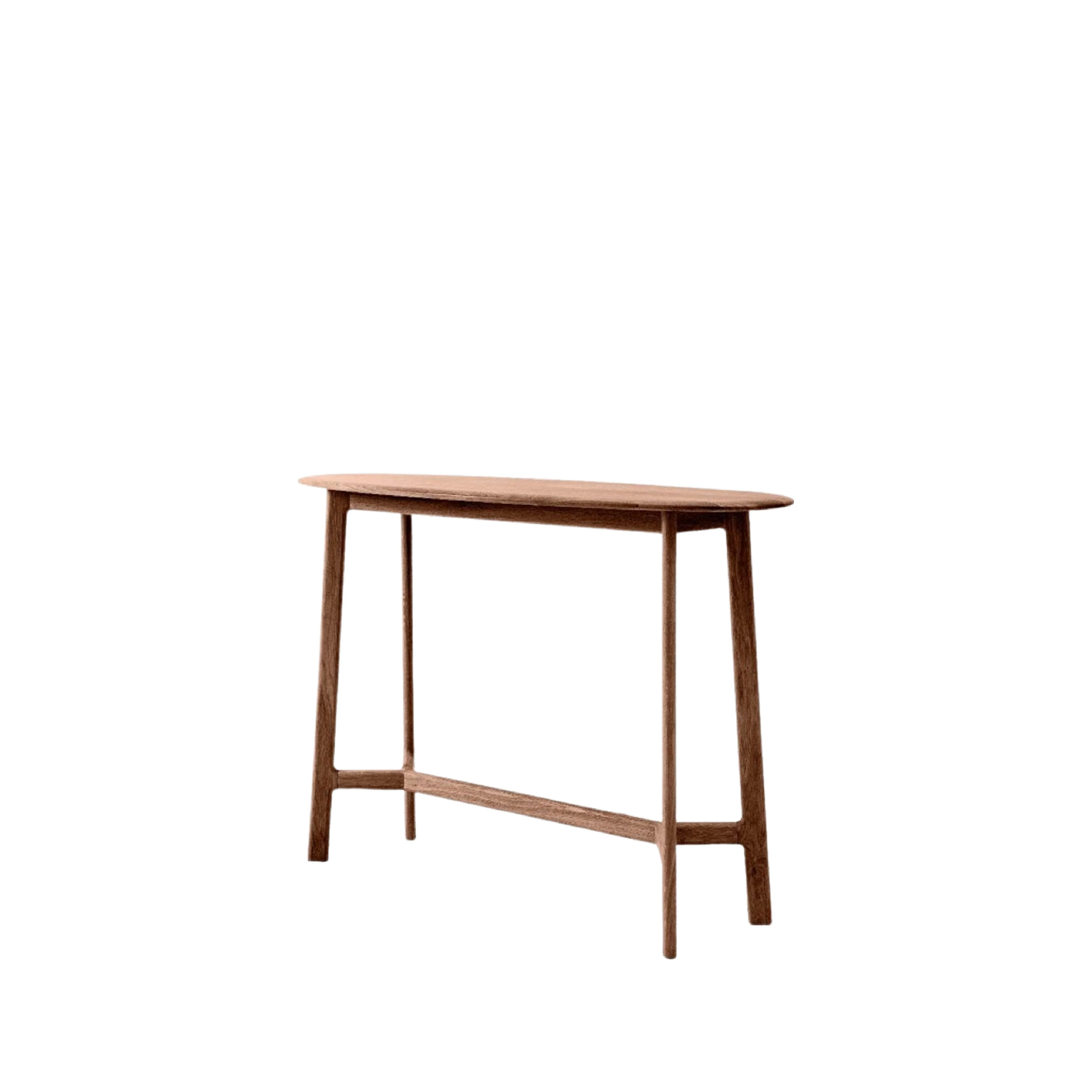 Madrid Mid-Century Scandi Console Table | Walnut - Image 4