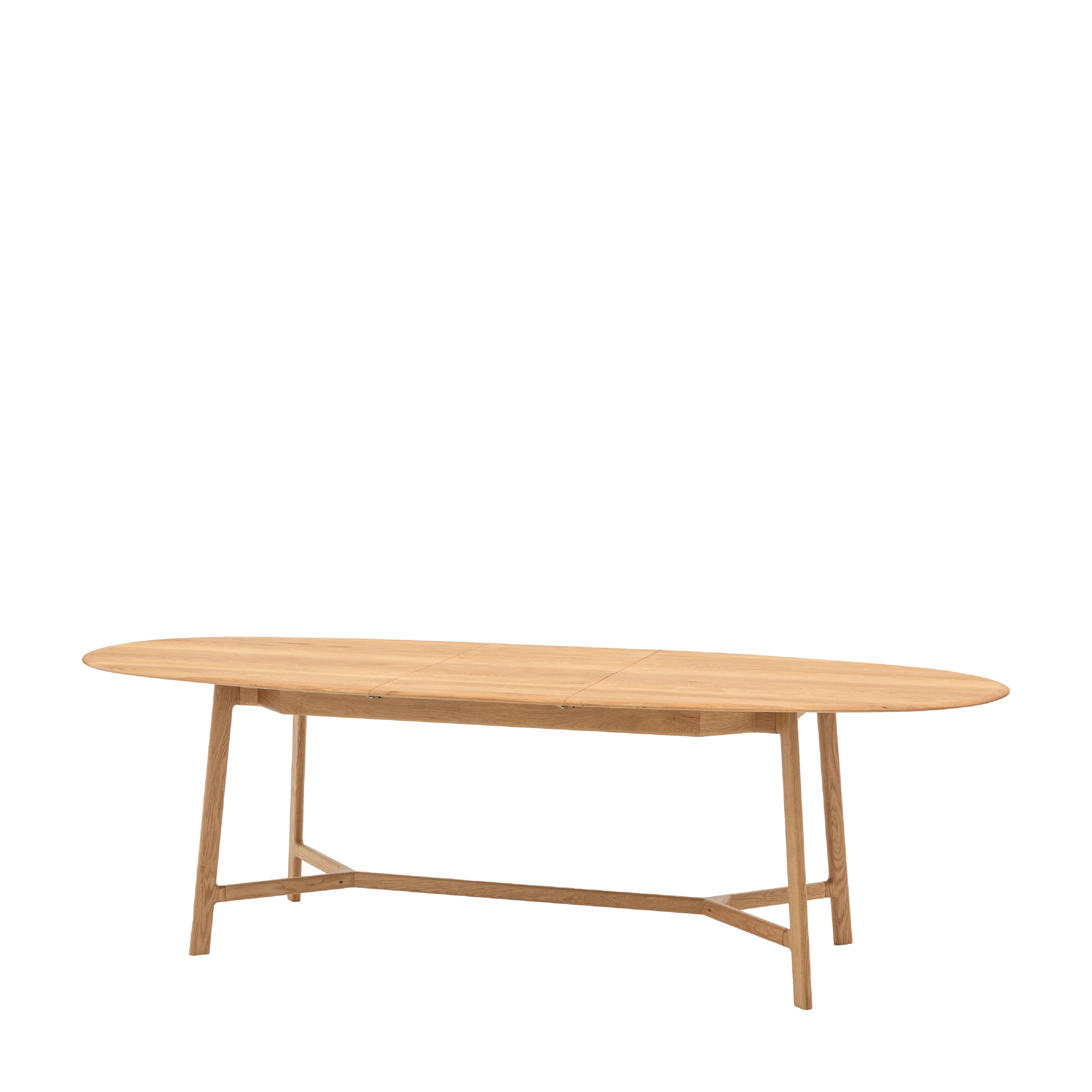 Madrid Mid-Century Scandi Extending Dining Table | Natural - Image 3