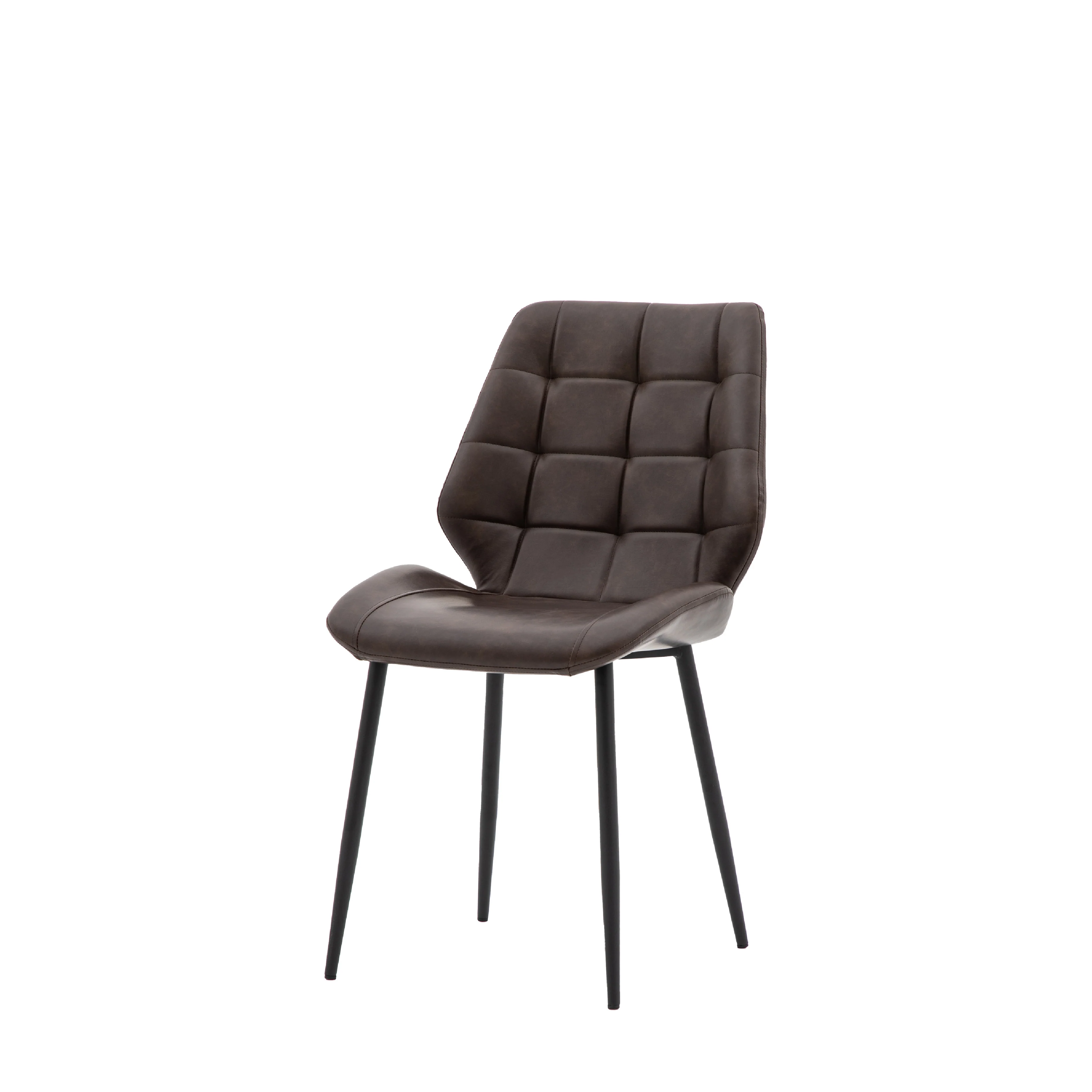 Manford Mid-Century Modern Dining Chairs | Brown | Set of 2 - Image 3