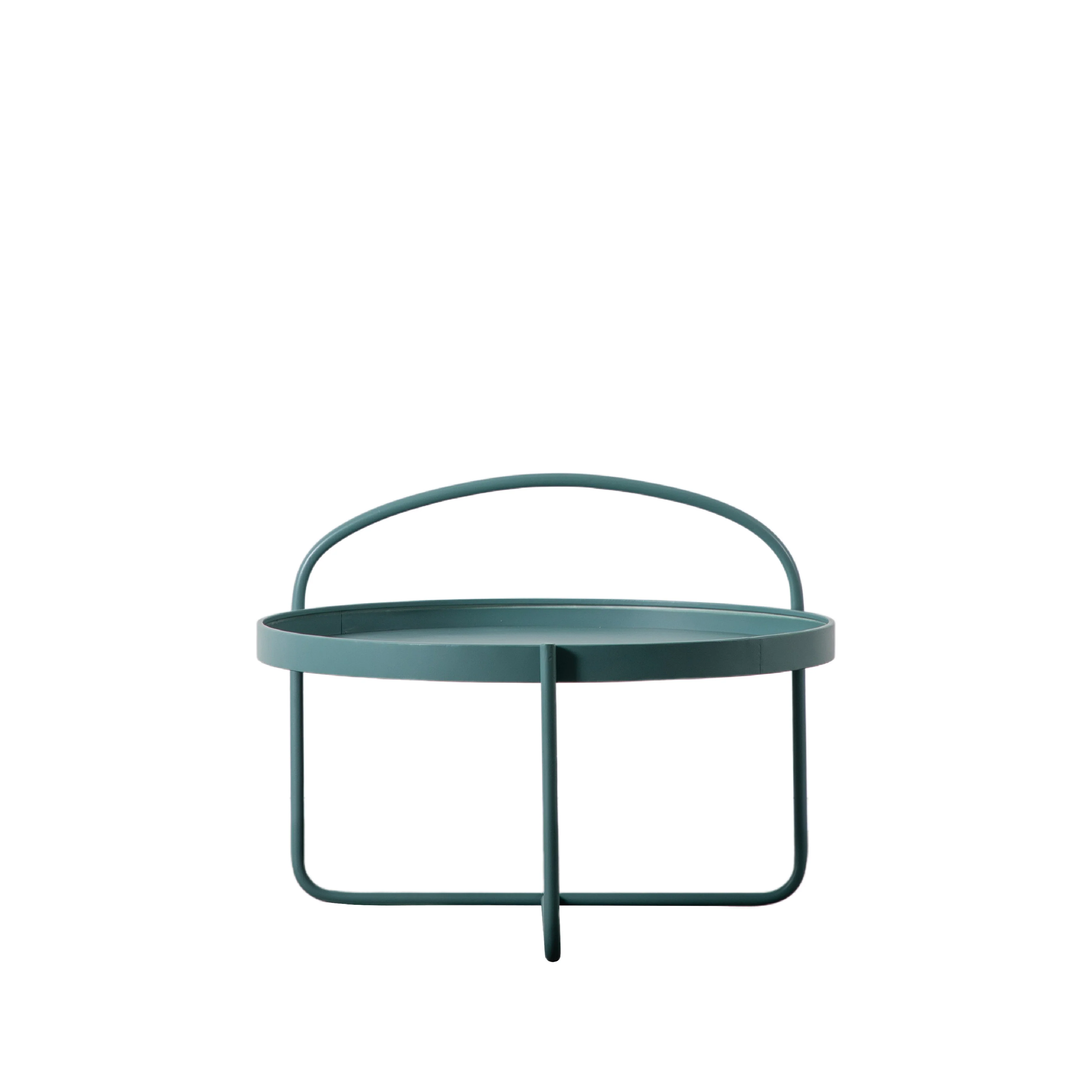 Melbury Handle Coffee Table | Teal - Image 3