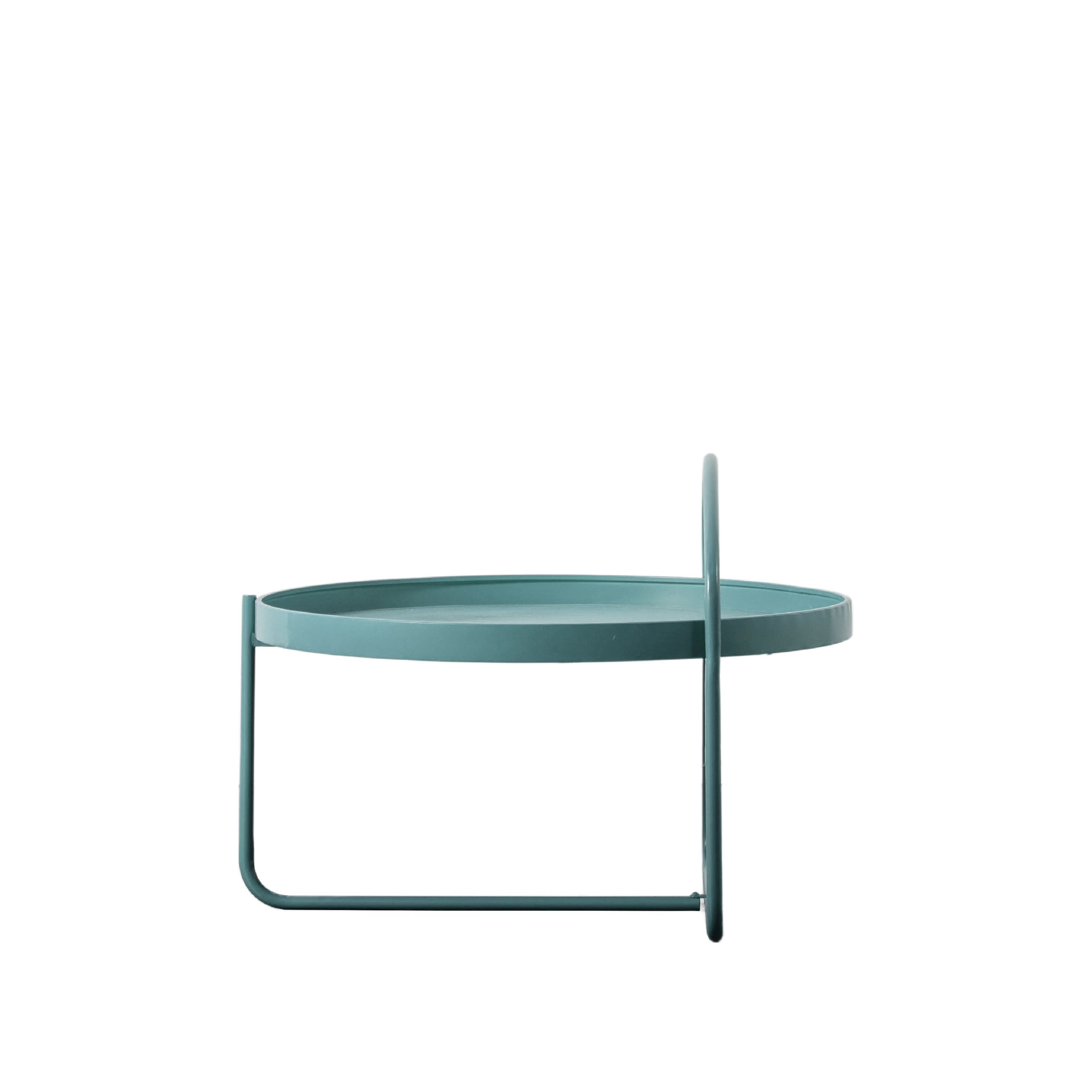 Melbury Handle Coffee Table | Teal - Image 4