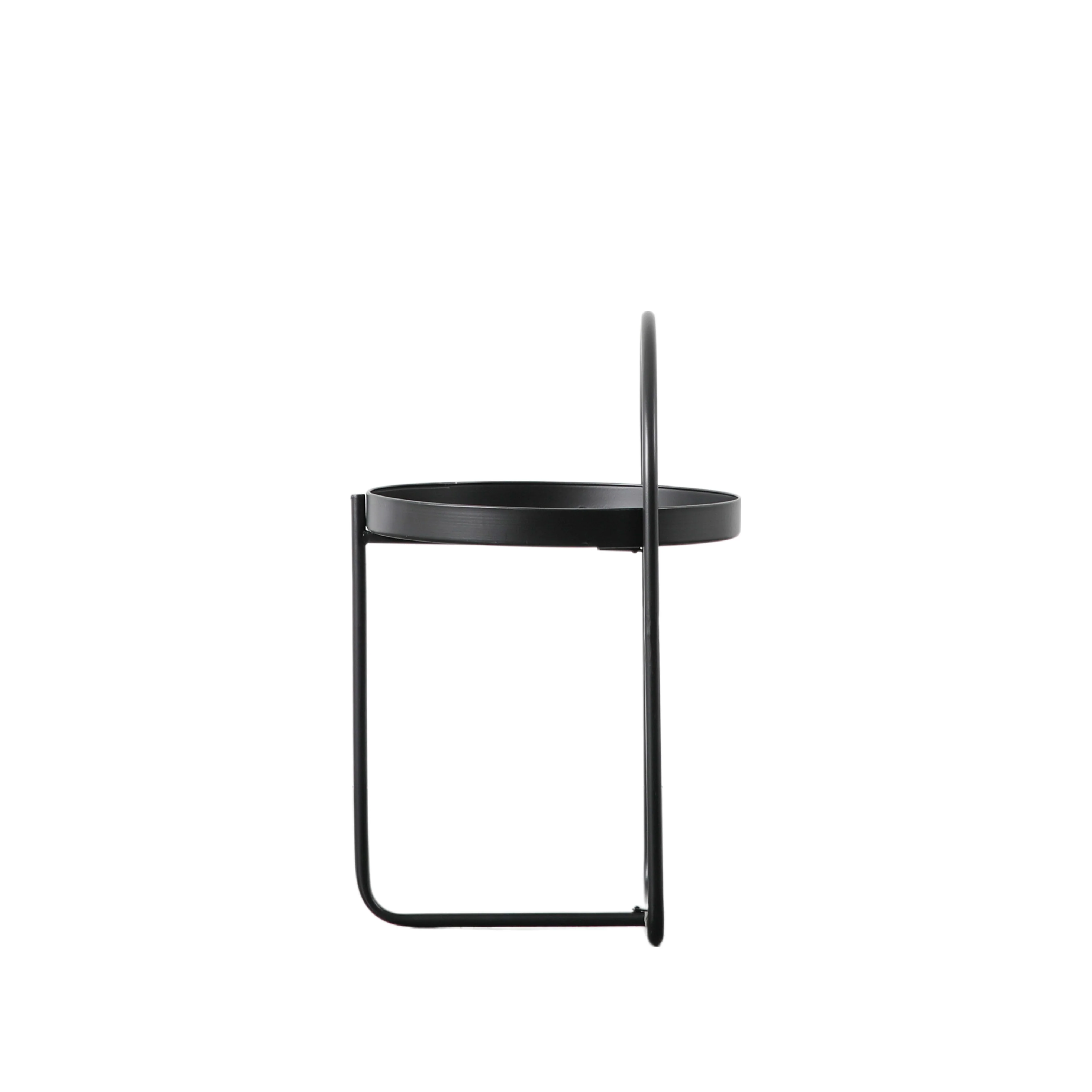 Melbury Handle Side Table | Black - Image 4