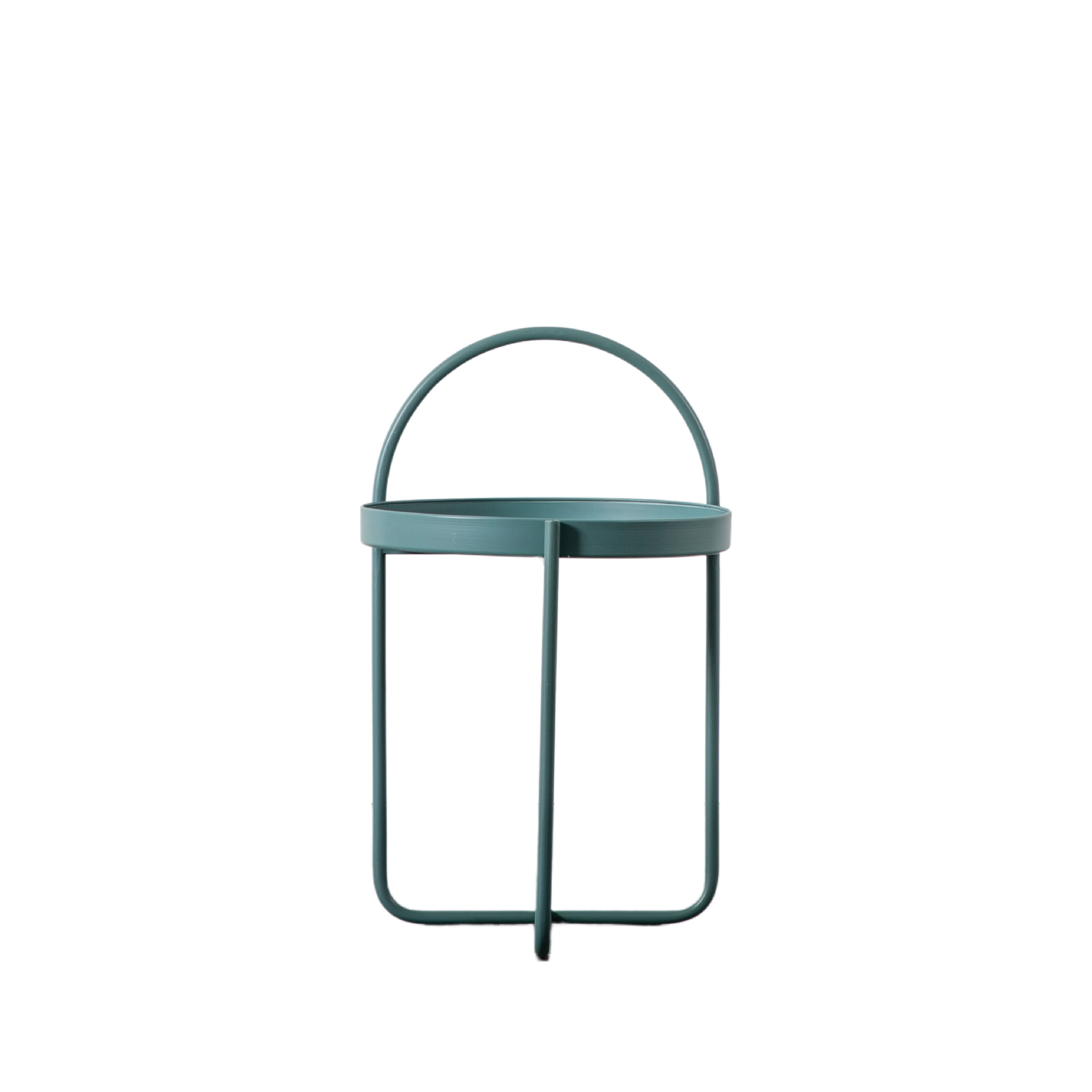 Melbury Handle Side Table | Teal - Image 3