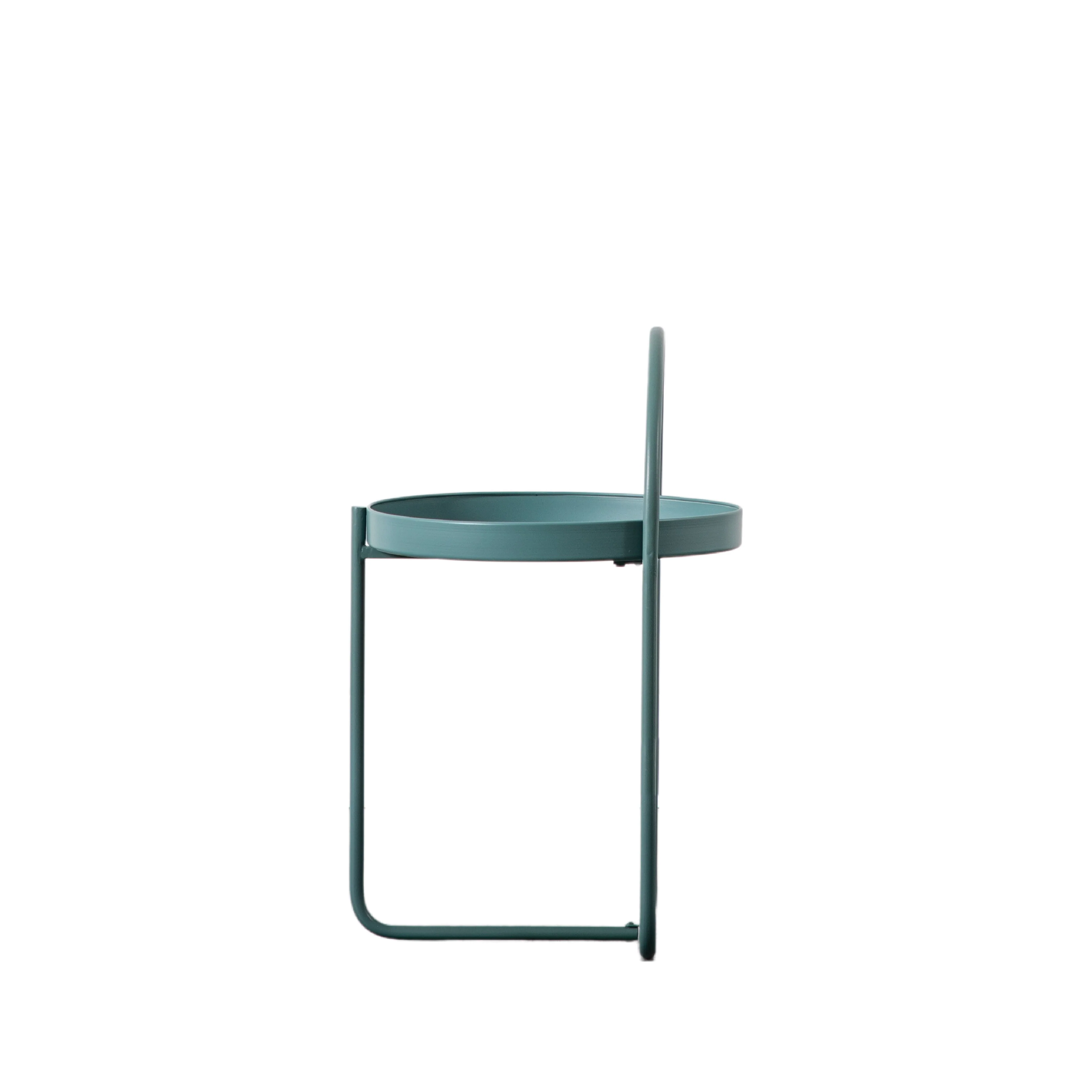 Melbury Handle Side Table | Teal - Image 4