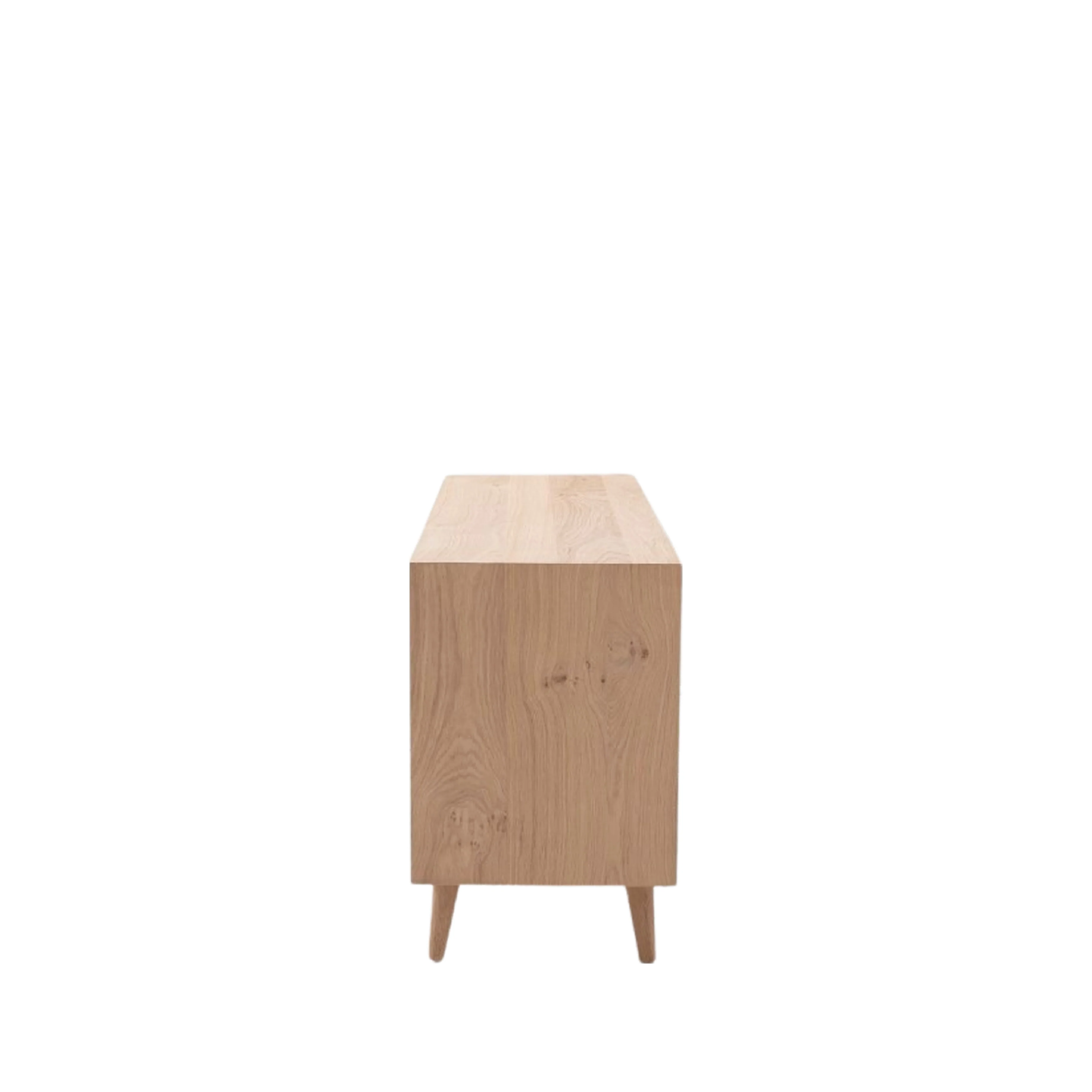 Milano Chevron 6 Drawer Chest | Oak - Image 4