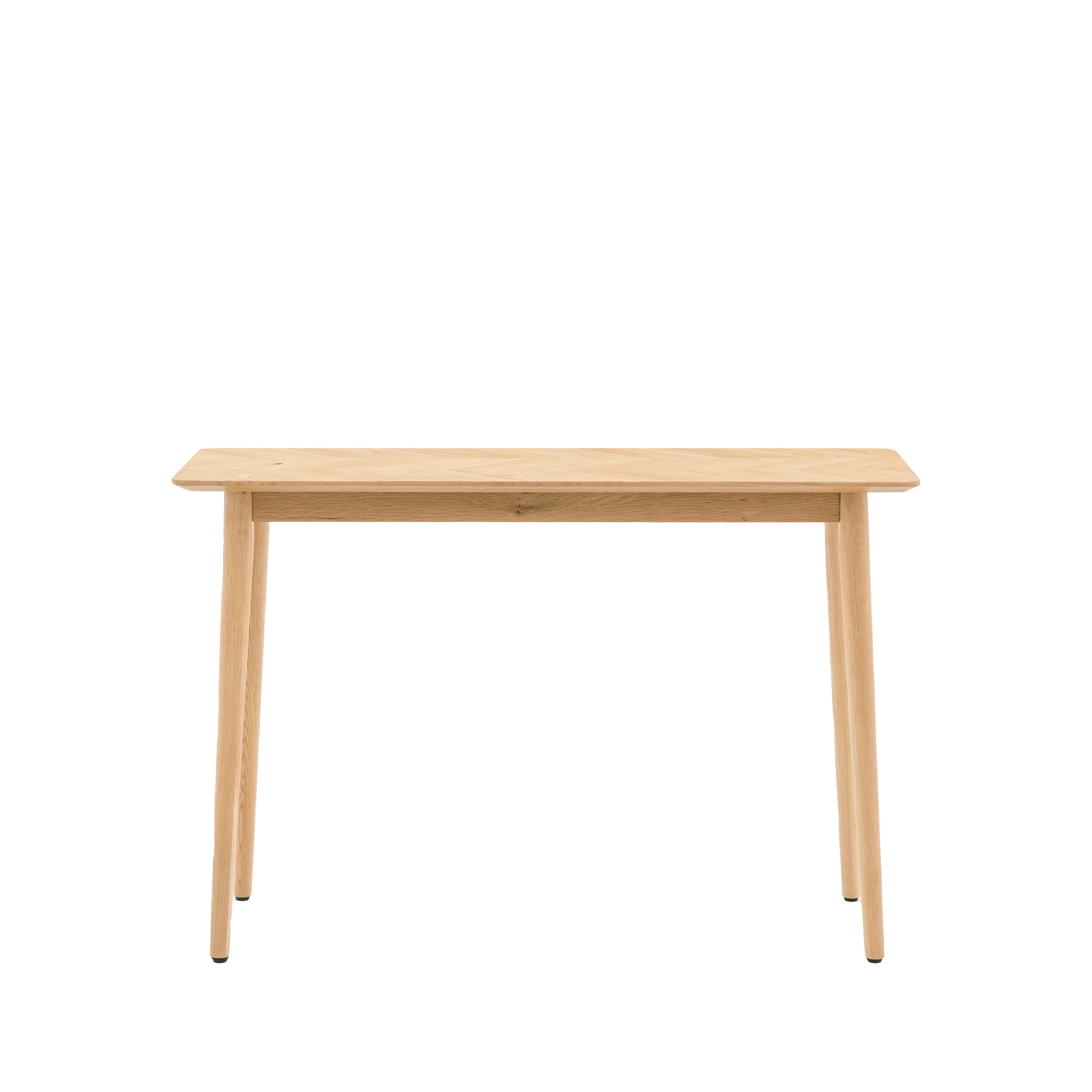 Milano Chevron Console Table | Oak - Image 3