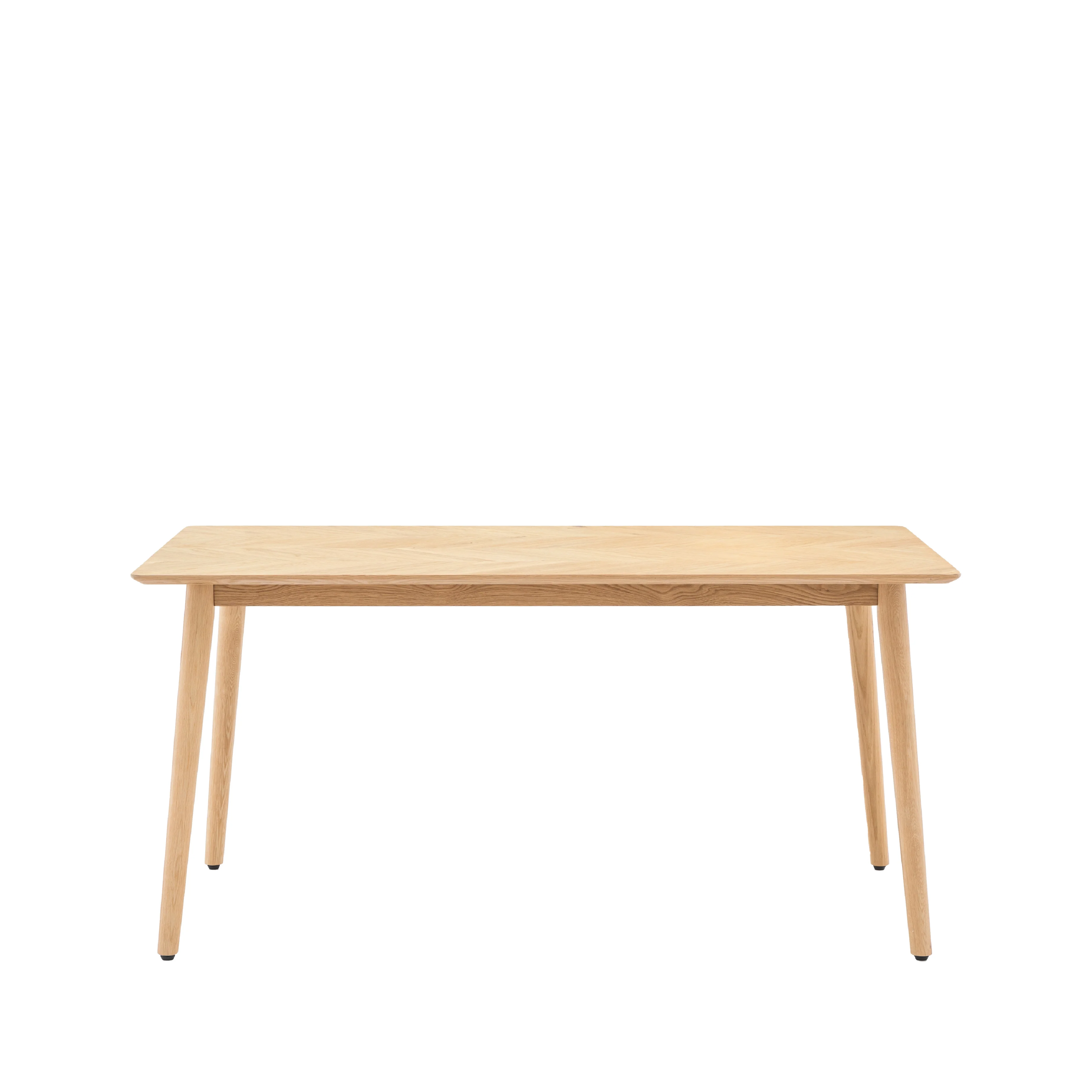 Milano Chevron Dining Table | Oak - Image 3
