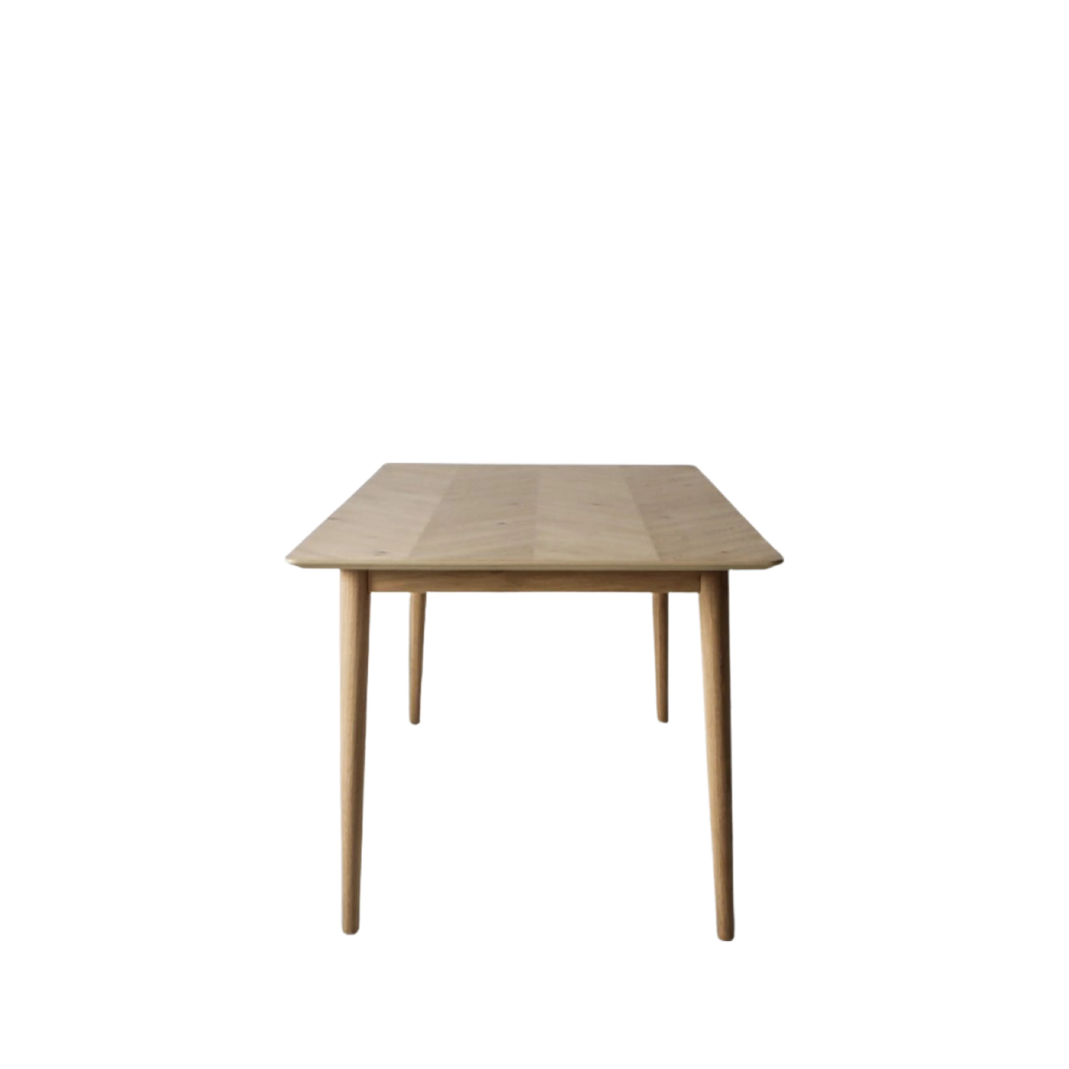 Milano Chevron Dining Table | Oak - Image 4