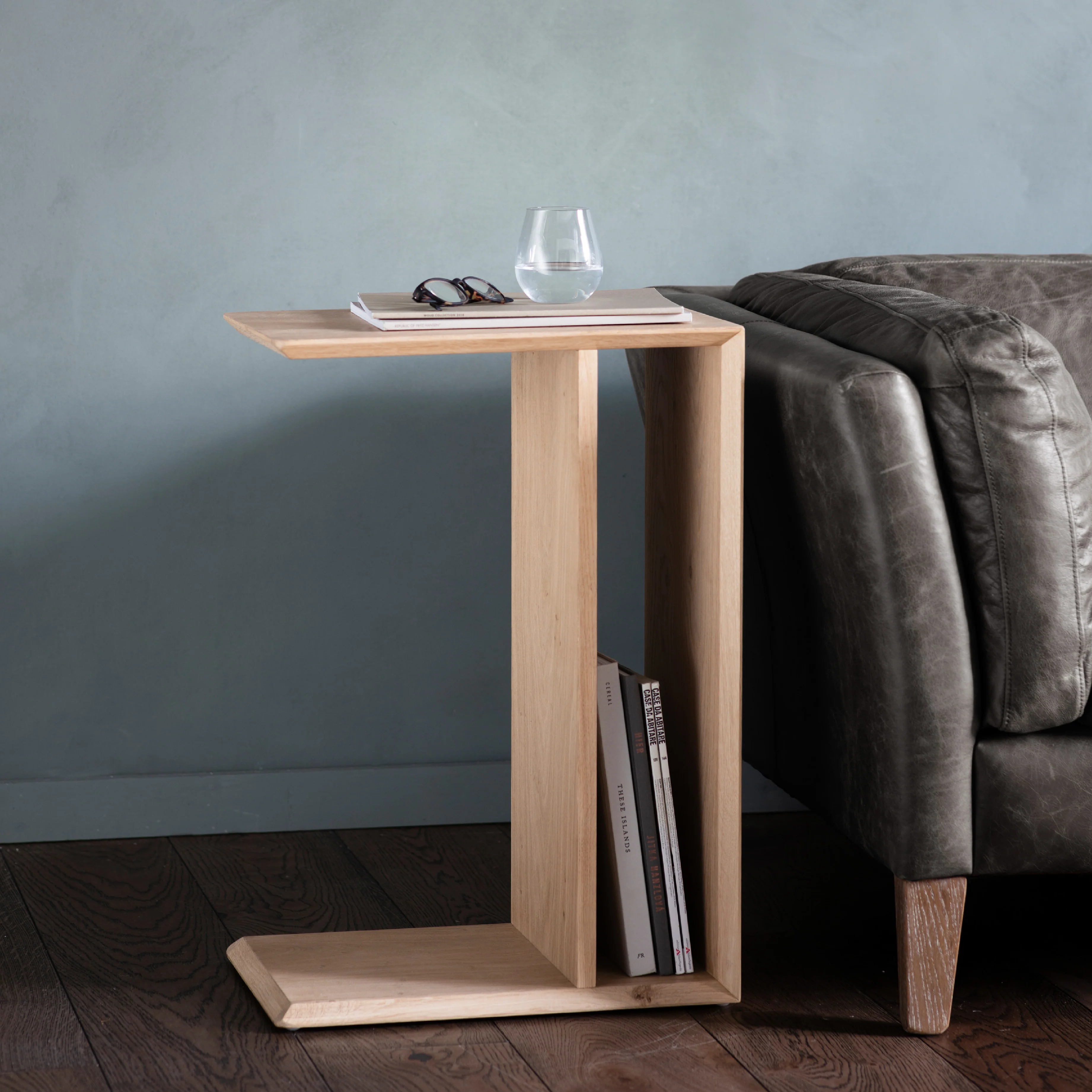 Milano Chevron Supper Table | Oak - Image 2