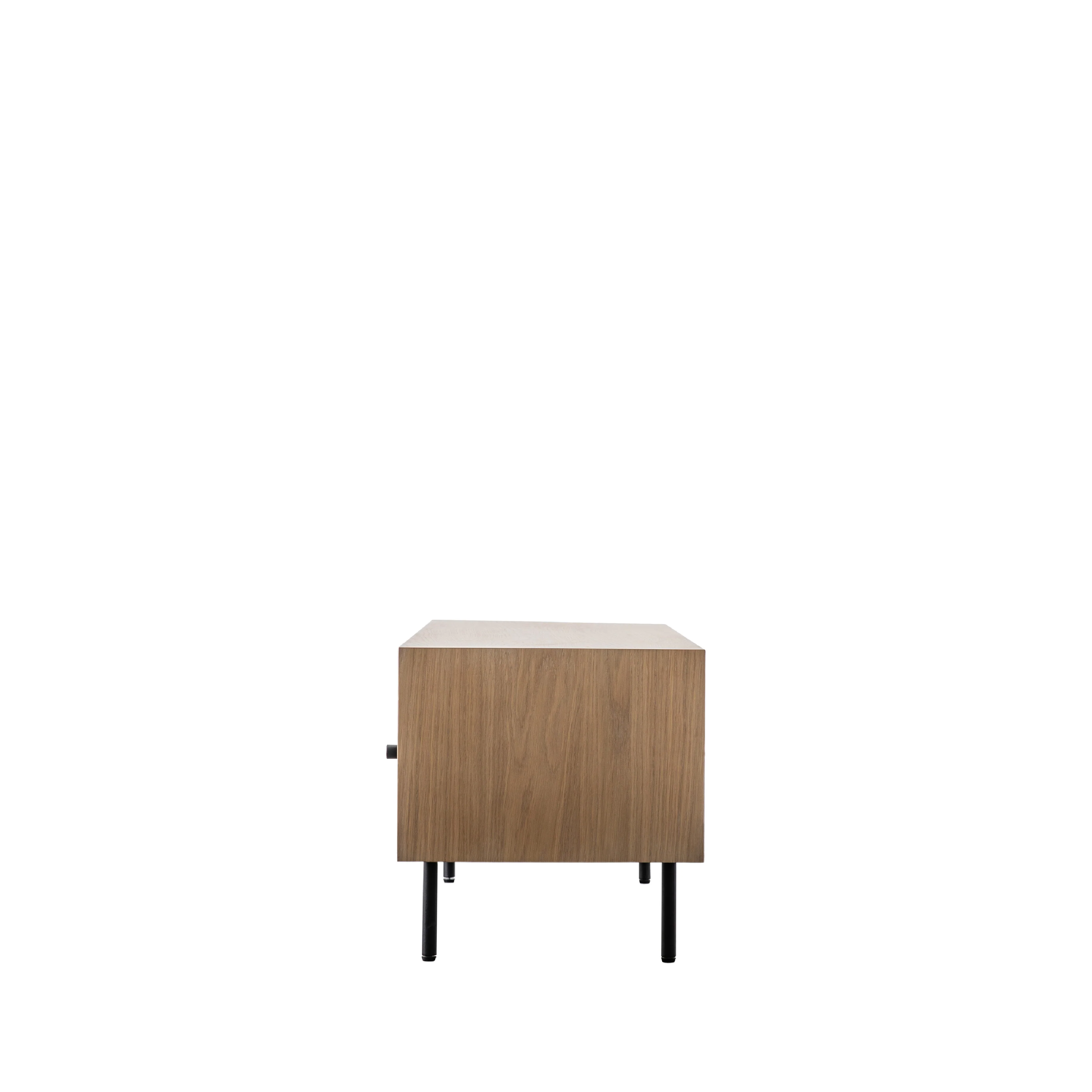 Okayama Japandi 2 Door Media Unit | Oak - Image 4