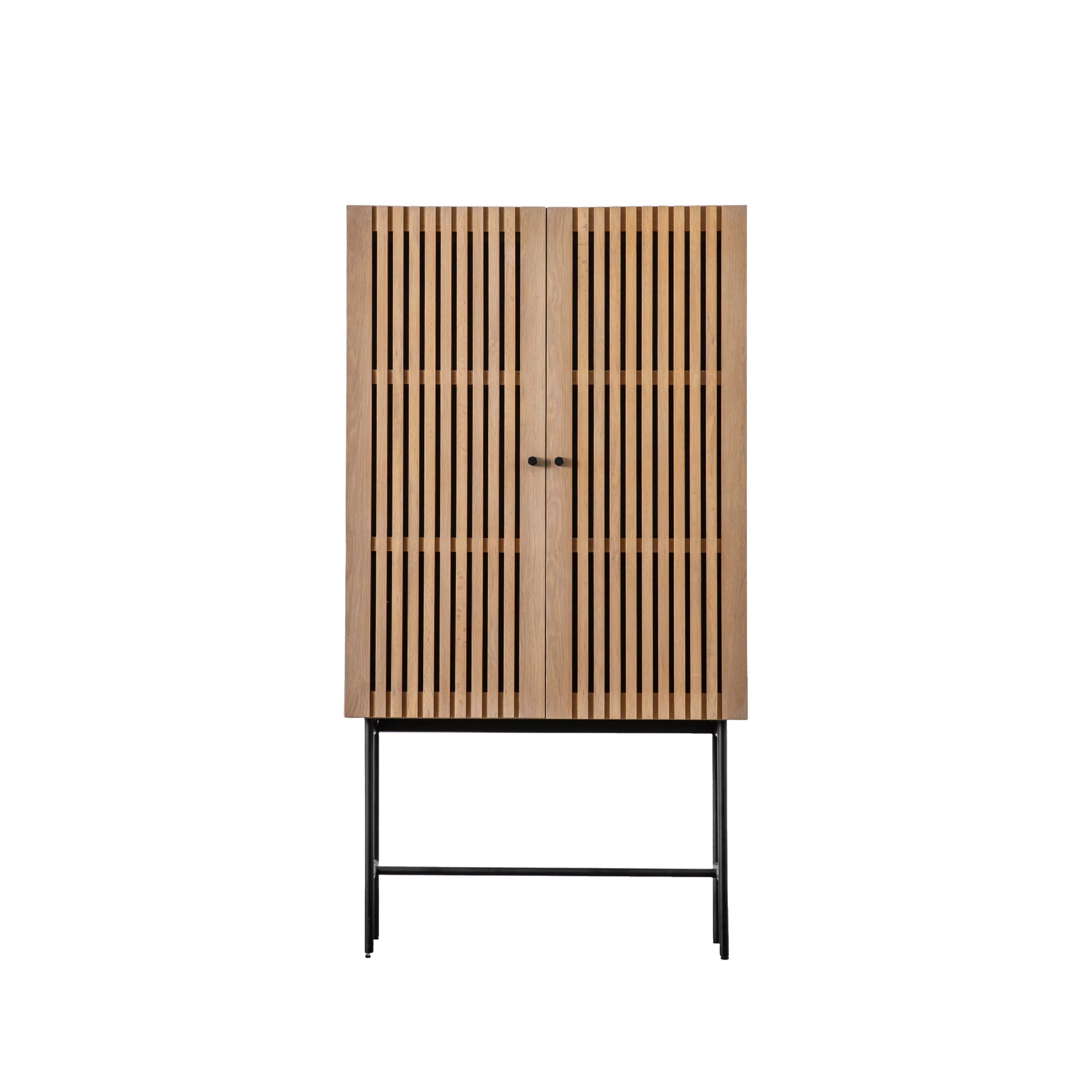 Okayama Japandi Cocktail Cabinet | Oak - Image 3