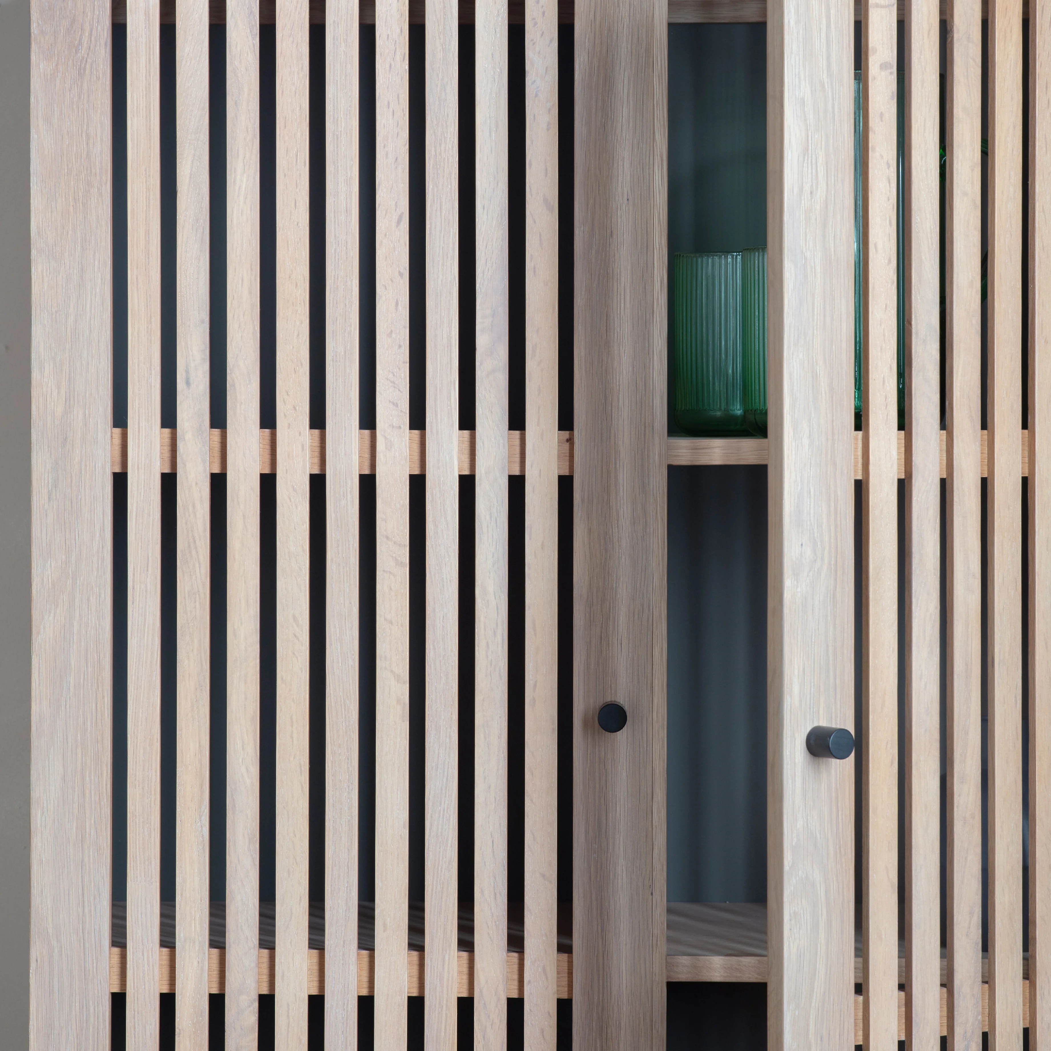 Okayama Japandi Cocktail Cabinet | Oak - Image 4