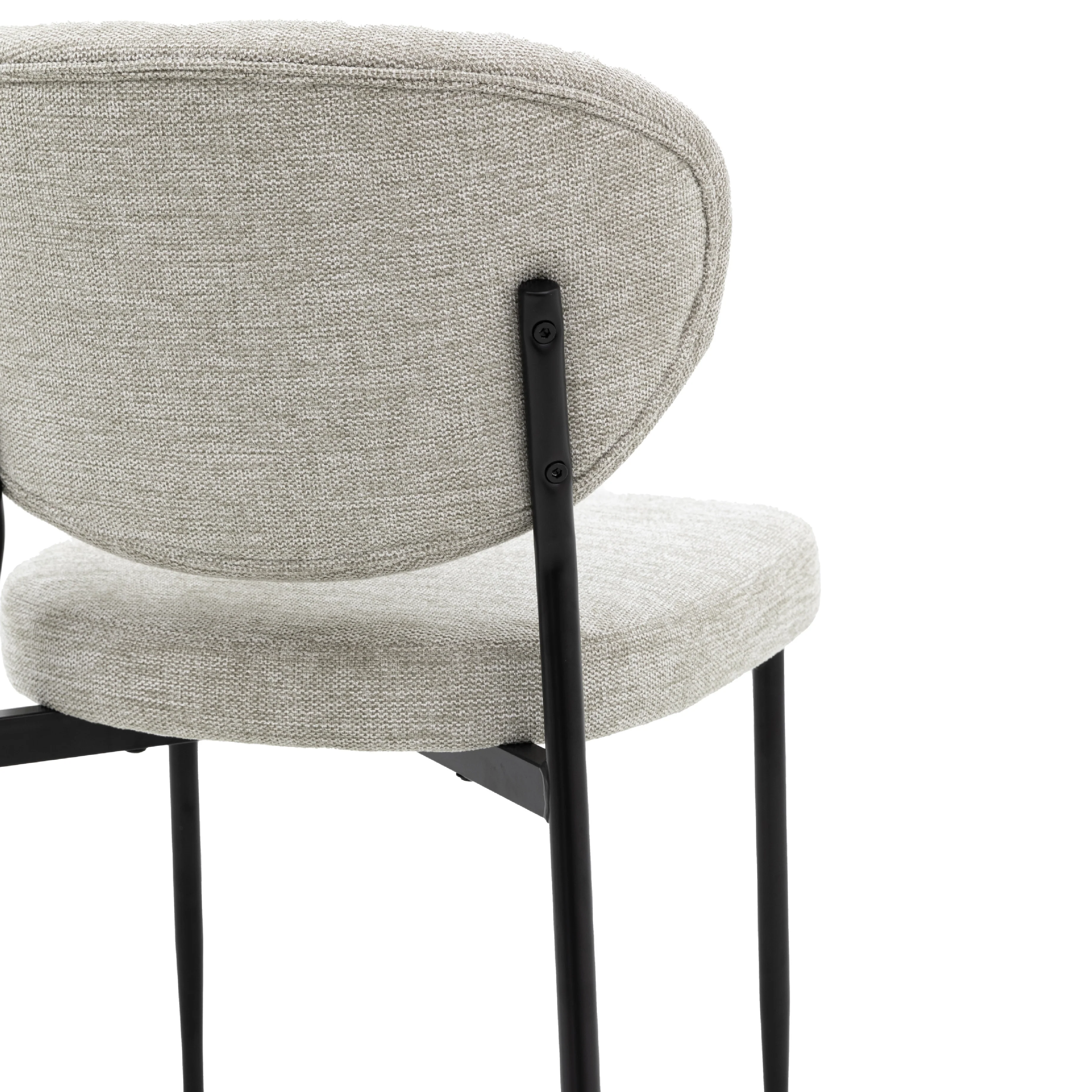 Oppo Oval Dining Chairs | Natural | Set of 2 - Image 5