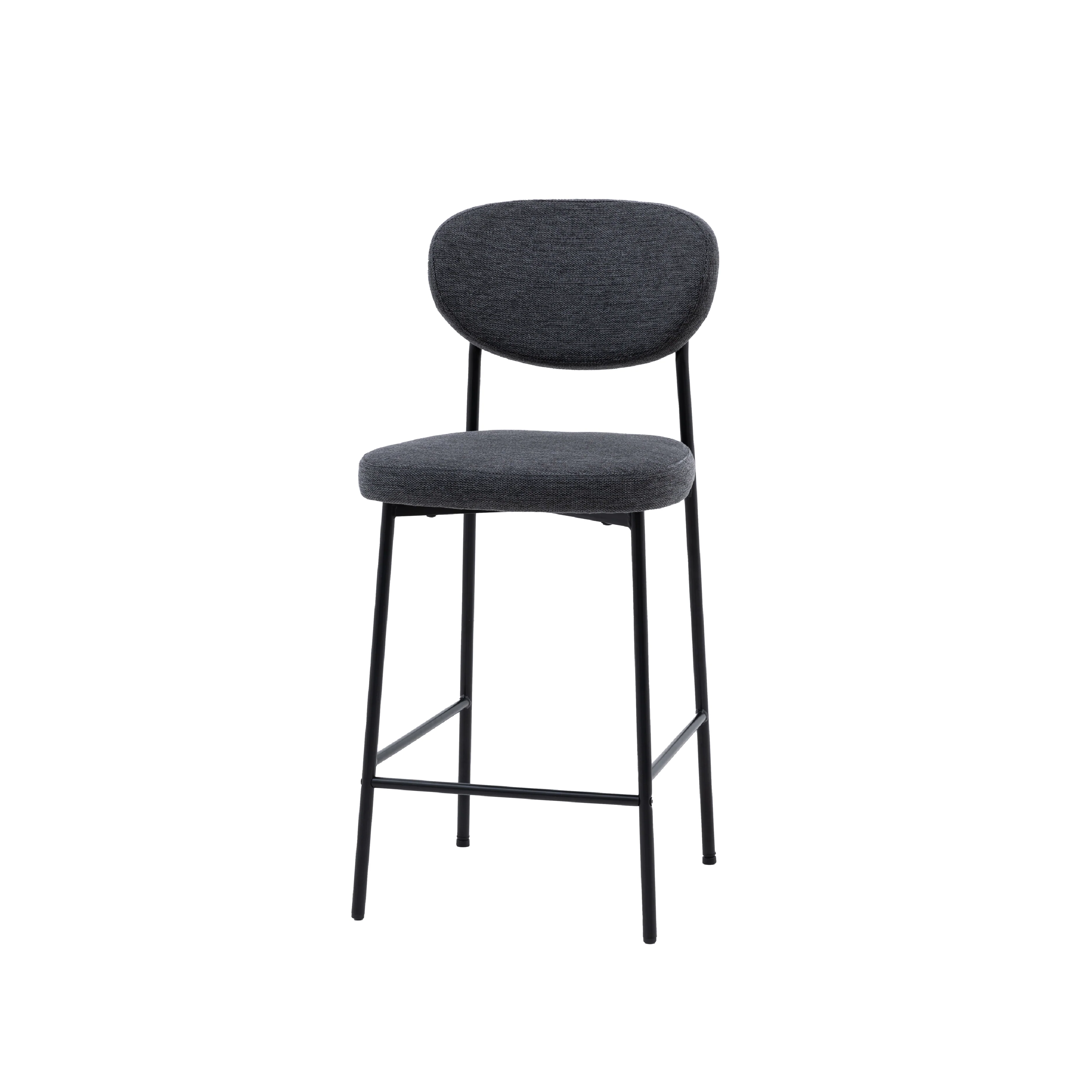 Oppo Oval Stools | Charcoal | Set of 2 - Image 3