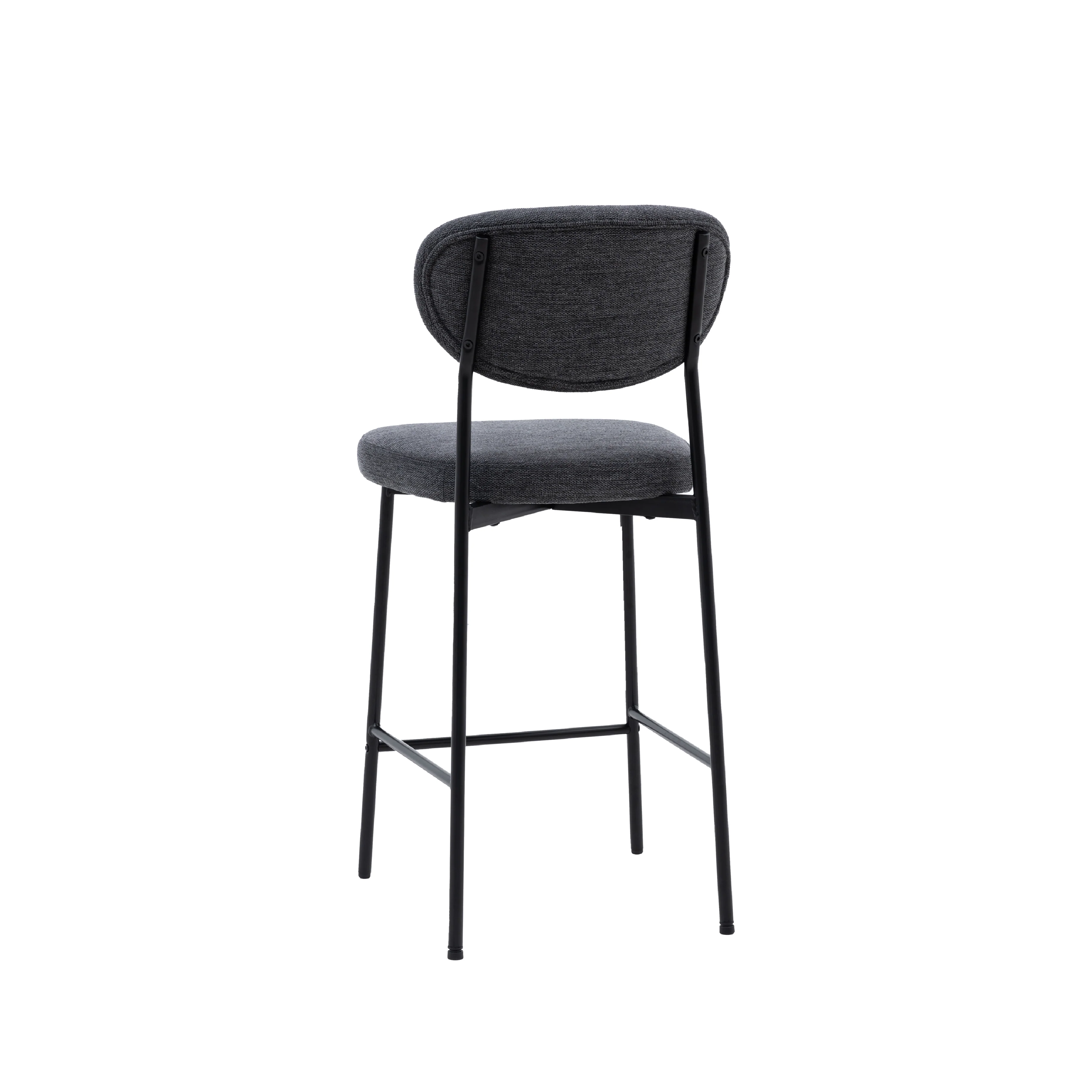 Oppo Oval Stools | Charcoal | Set of 2 - Image 4