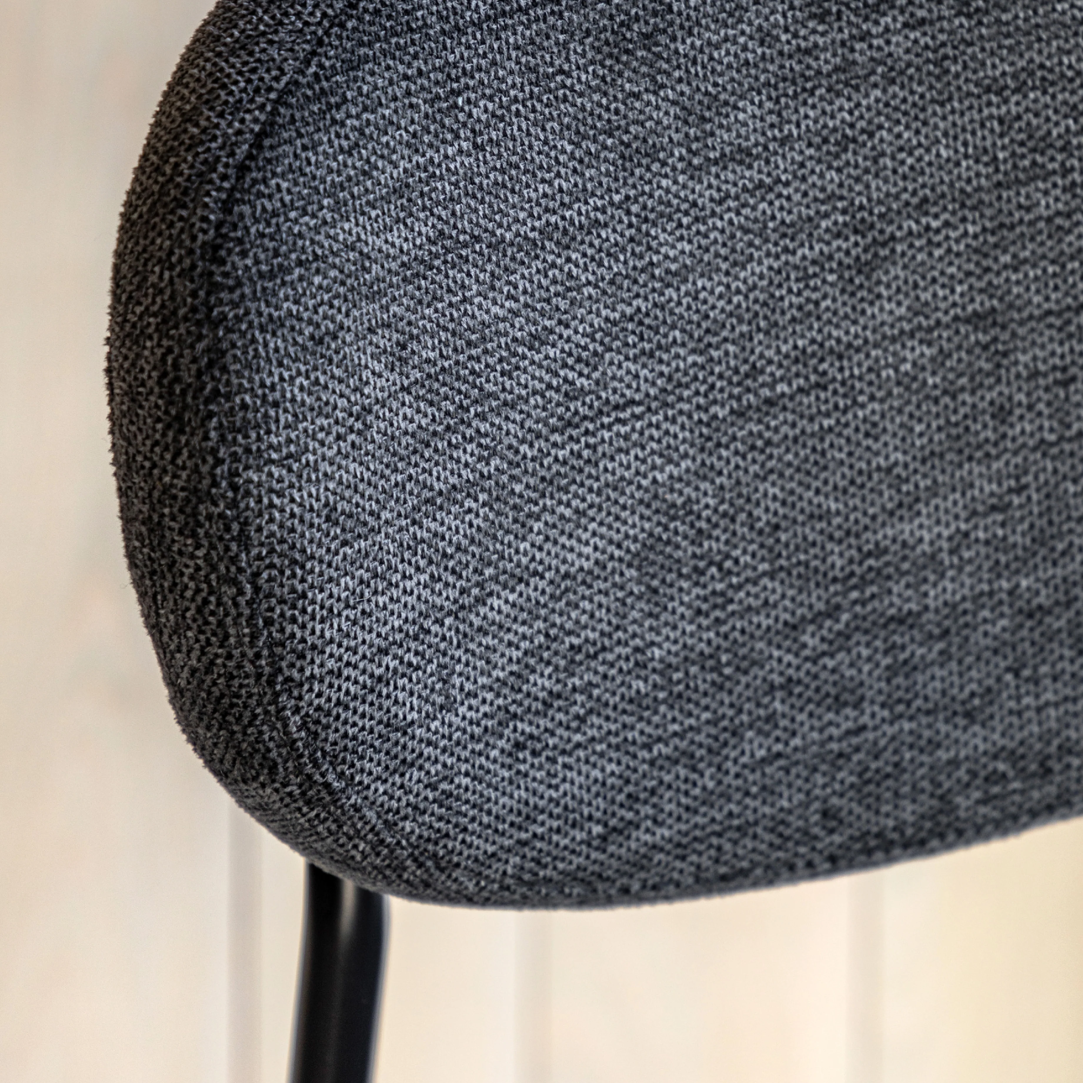 Oppo Oval Stools | Charcoal | Set of 2 - Image 5