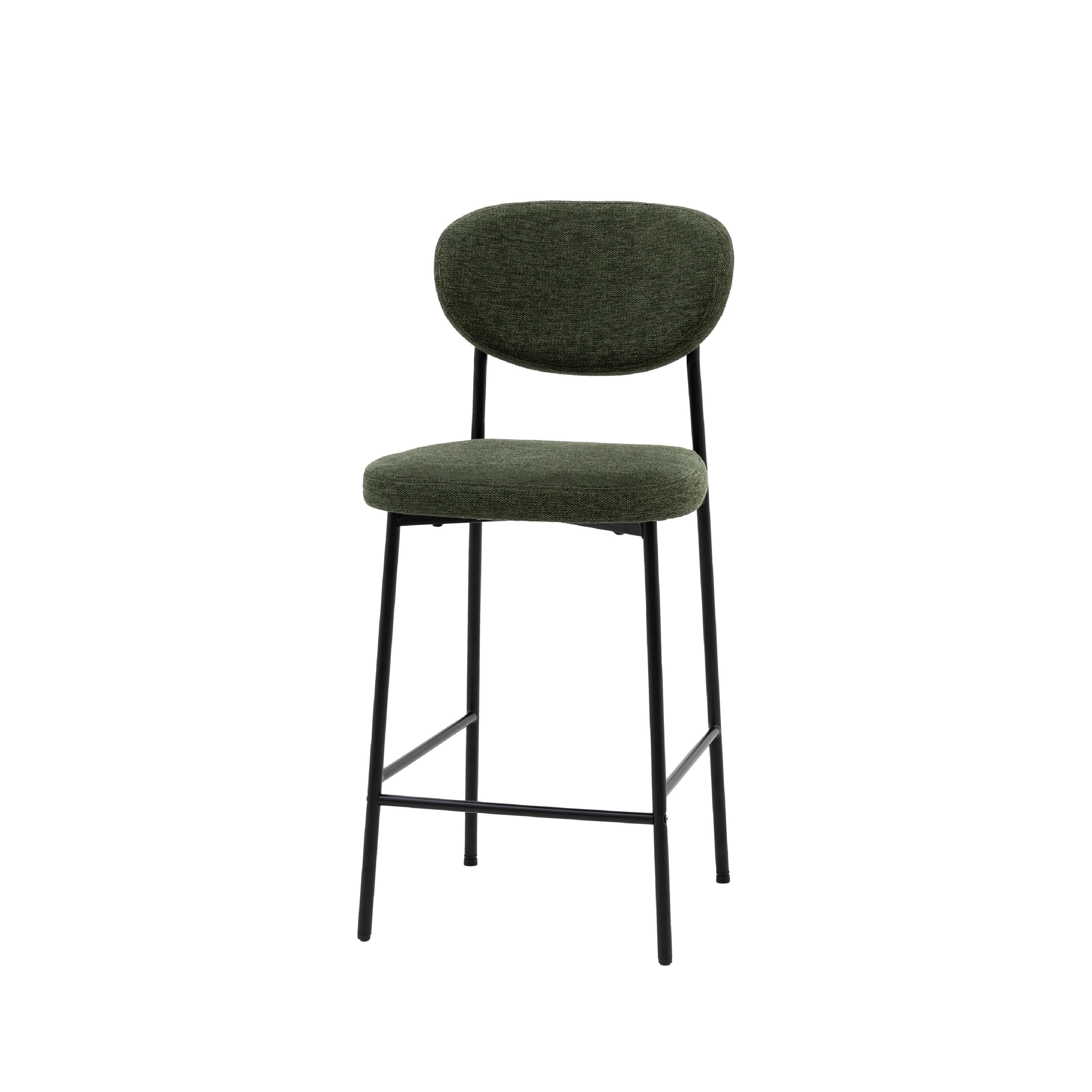 Oppo Oval Stools | Green | Set of 2 - Image 3