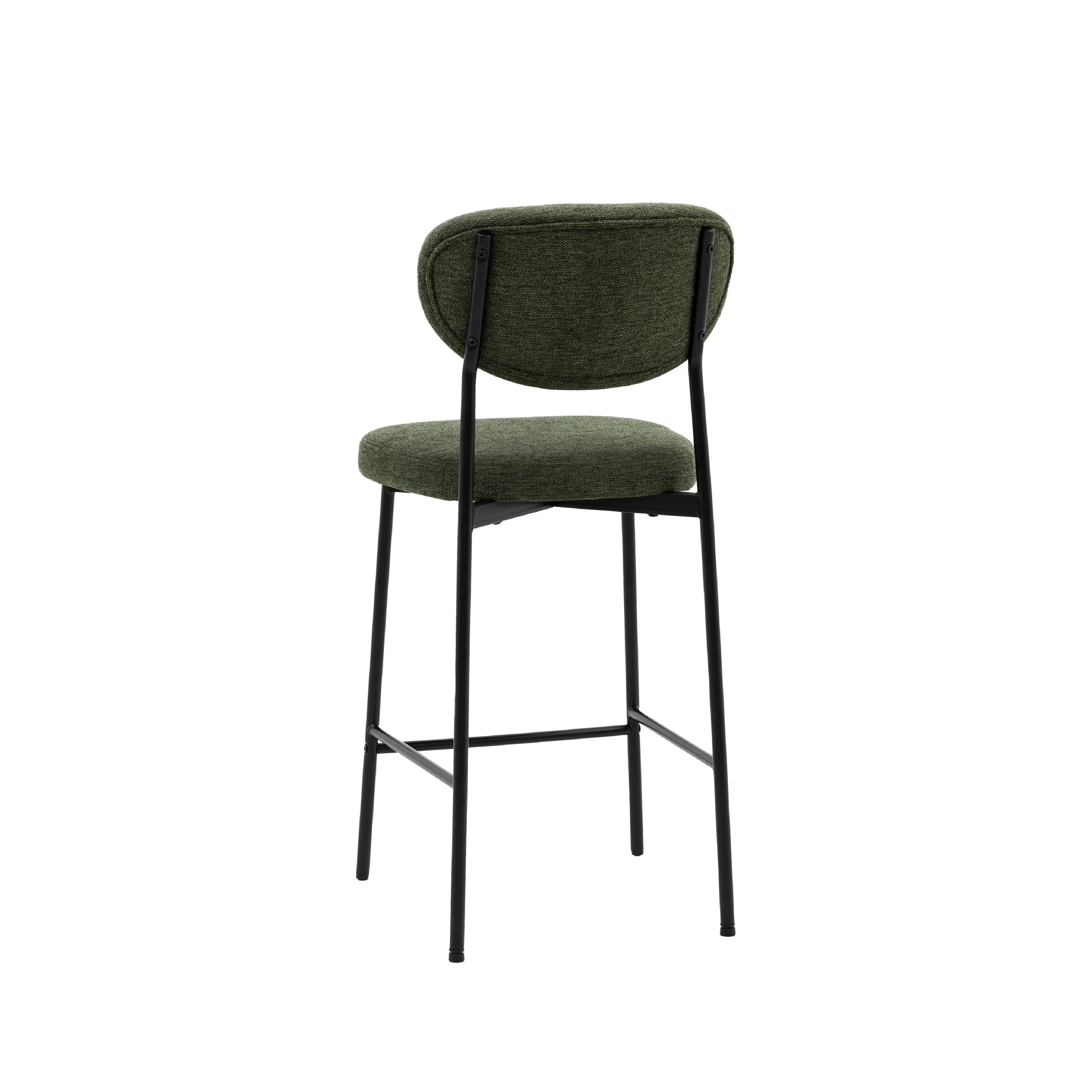 Oppo Oval Stools | Green | Set of 2 - Image 4