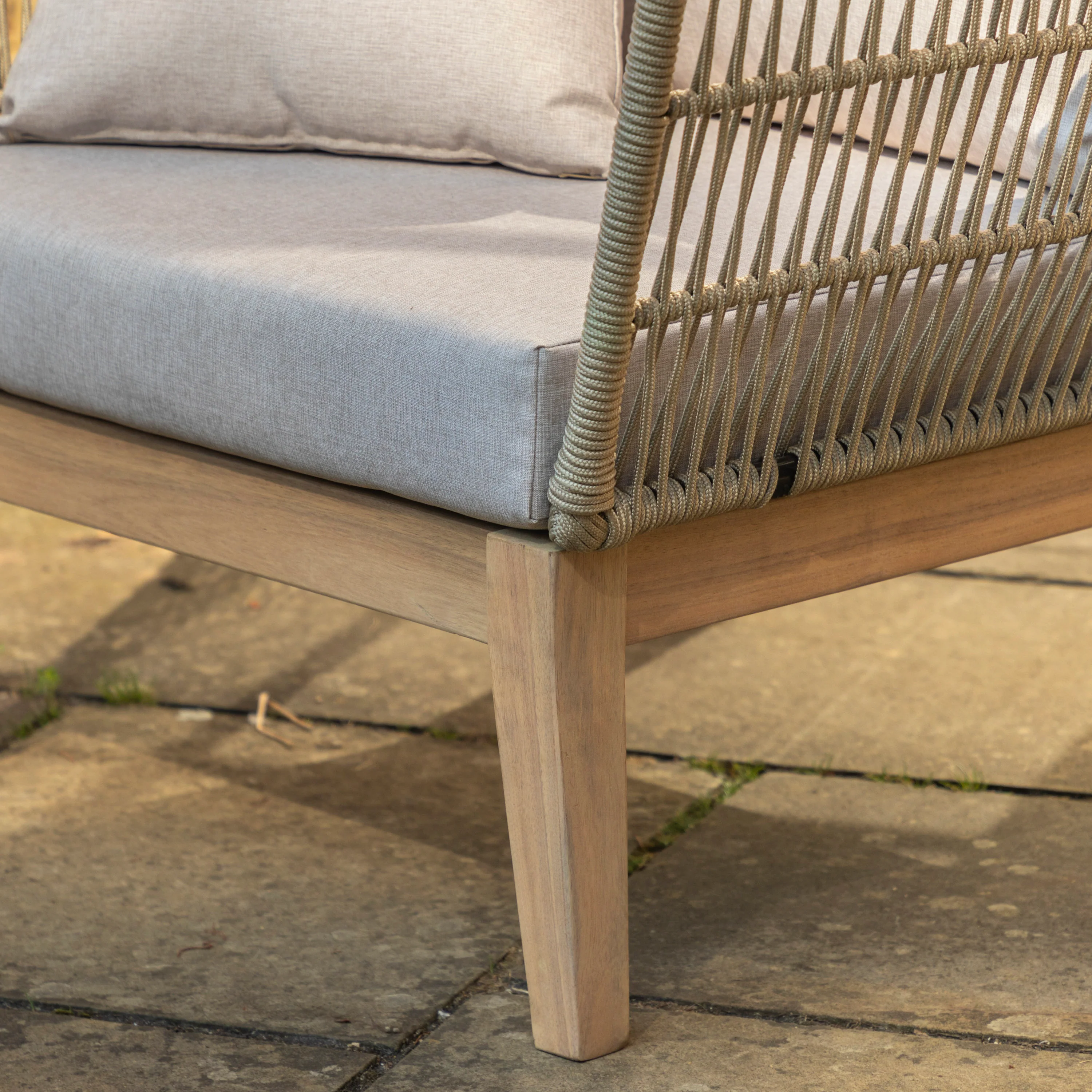 Outdoor Cataldo Lounge Set | Natural Acacia - Image 3