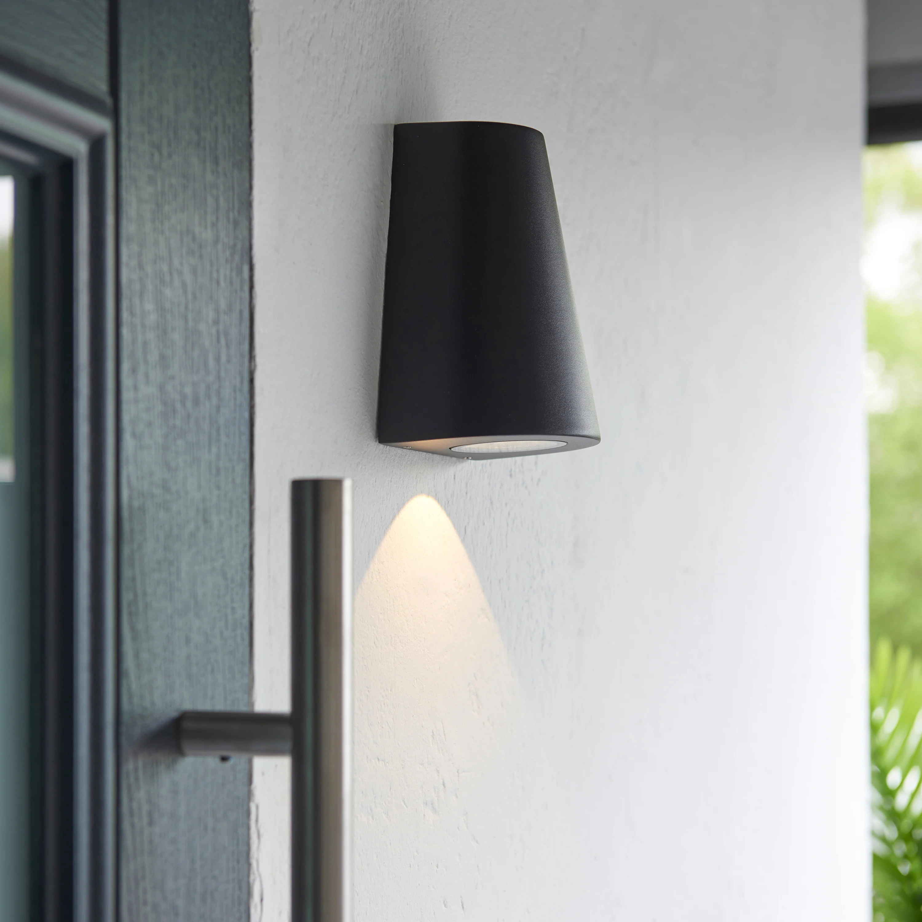 Outdoor Helm Wall Light | Black | 16cm - Image 4